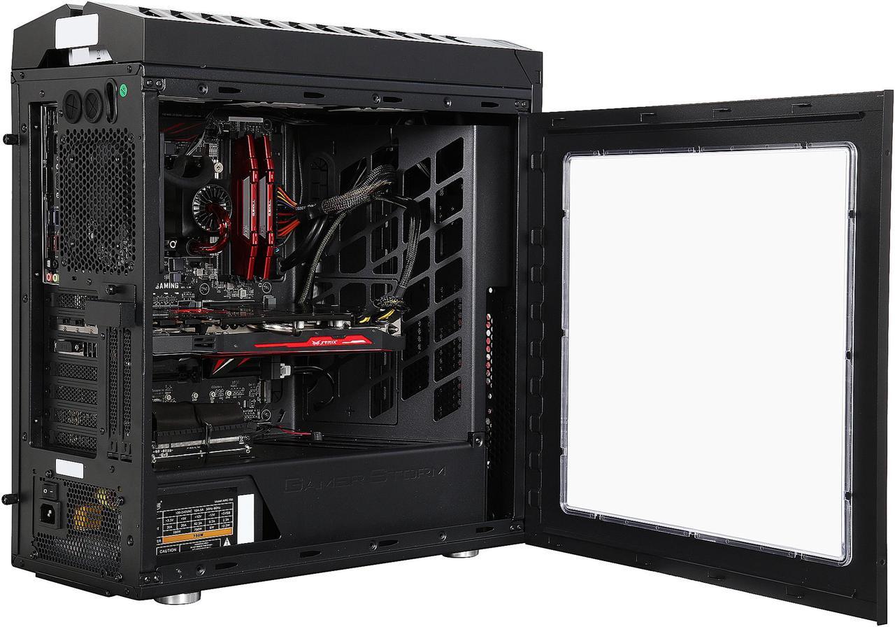 Alt view image 6 of 10 - ABS Helix Hellion Desktop PC Intel Core i7-6700K (4.0 GHz) 32 GB DDR4 480 GB SSD 3 TB HDD GeForce GTX 980 Ti 6 GB Windows 10 Home 64-Bit