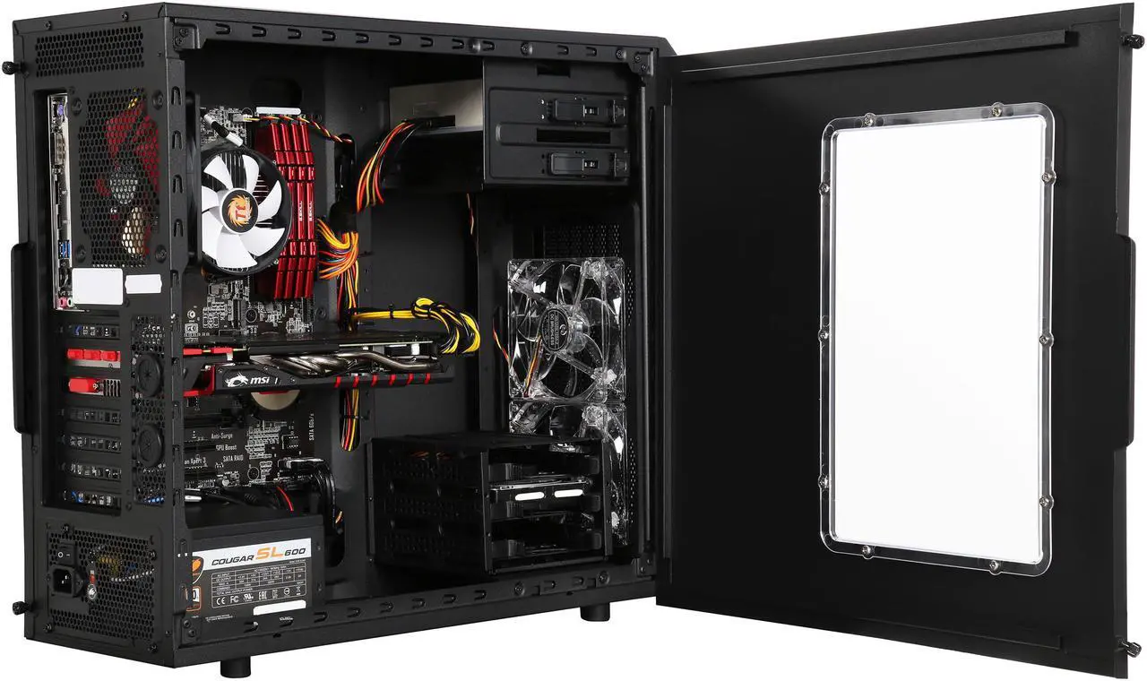 Alt view image 7 of 10 - ABS Vortex Optimus ALI062 Gaming Desktop Intel Core i7 6th Gen 6700K (4.00 GHz) 32 GB DDR4 3 TB HDD 480 GB SSD Windows 10 Home 64-Bit