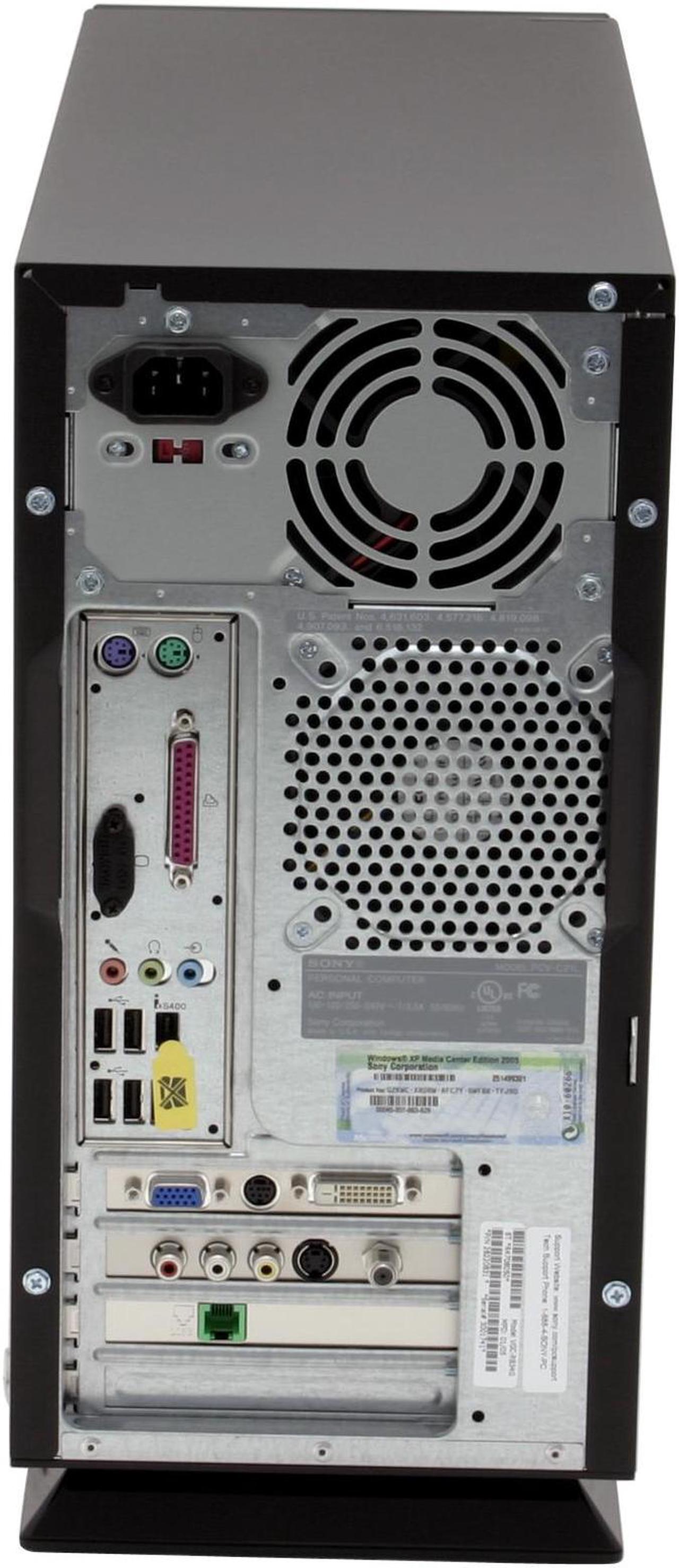 Alt view image 8 of 11 - SONY VAIO VGC-RB34G Pentium 4 540J(3.2GHz) 512MB DDR 200GB ATI Radeon X300 Windows XP Media Center