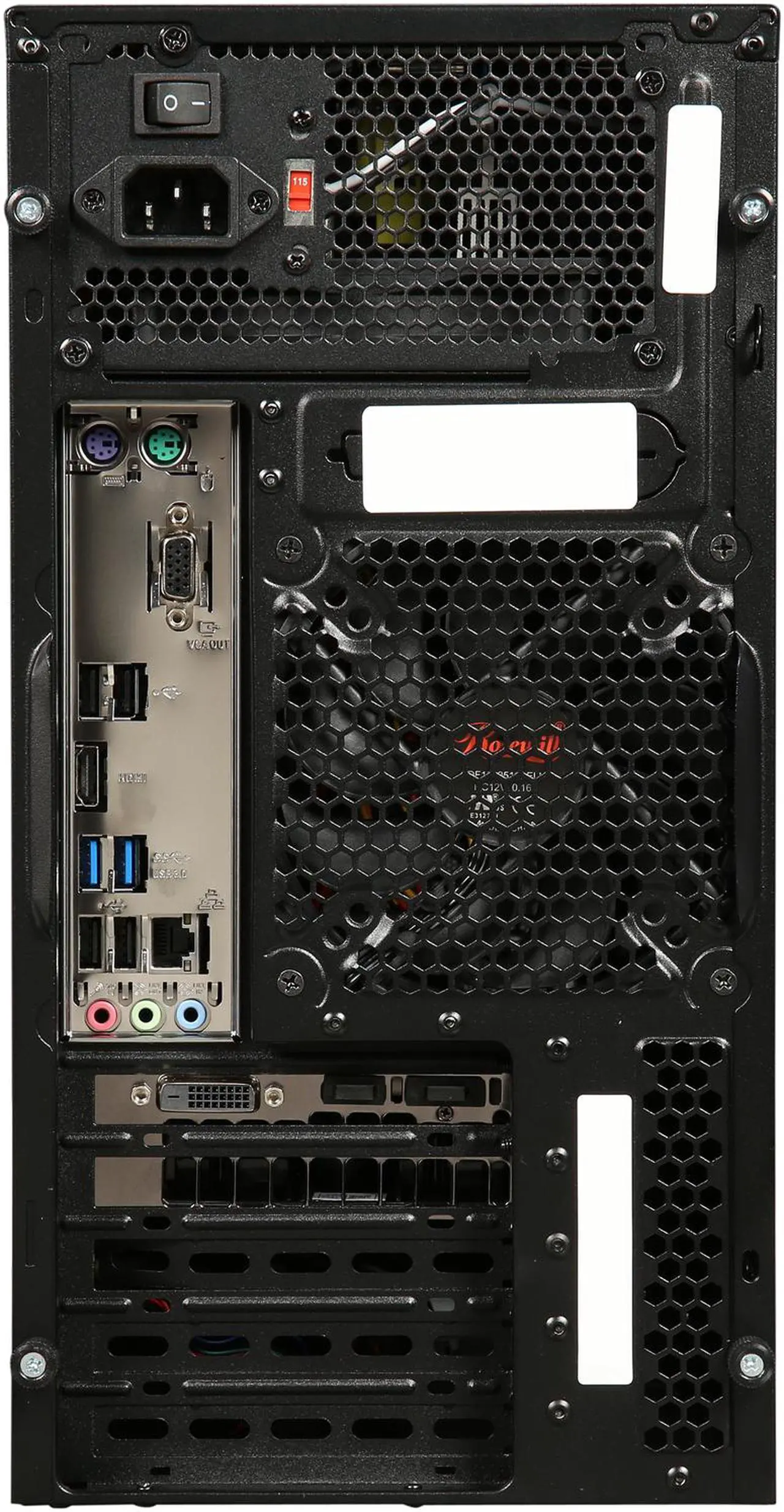 Alt view image 9 of 9 - ABS M-Box Intel i5-7400 (3.0 GHz) 8 GB DDR4 240 GB SSD NVIDIA GeForce GTX 1050 2 GB Windows 10 Home 64-Bit Gaming Desktop ALI170