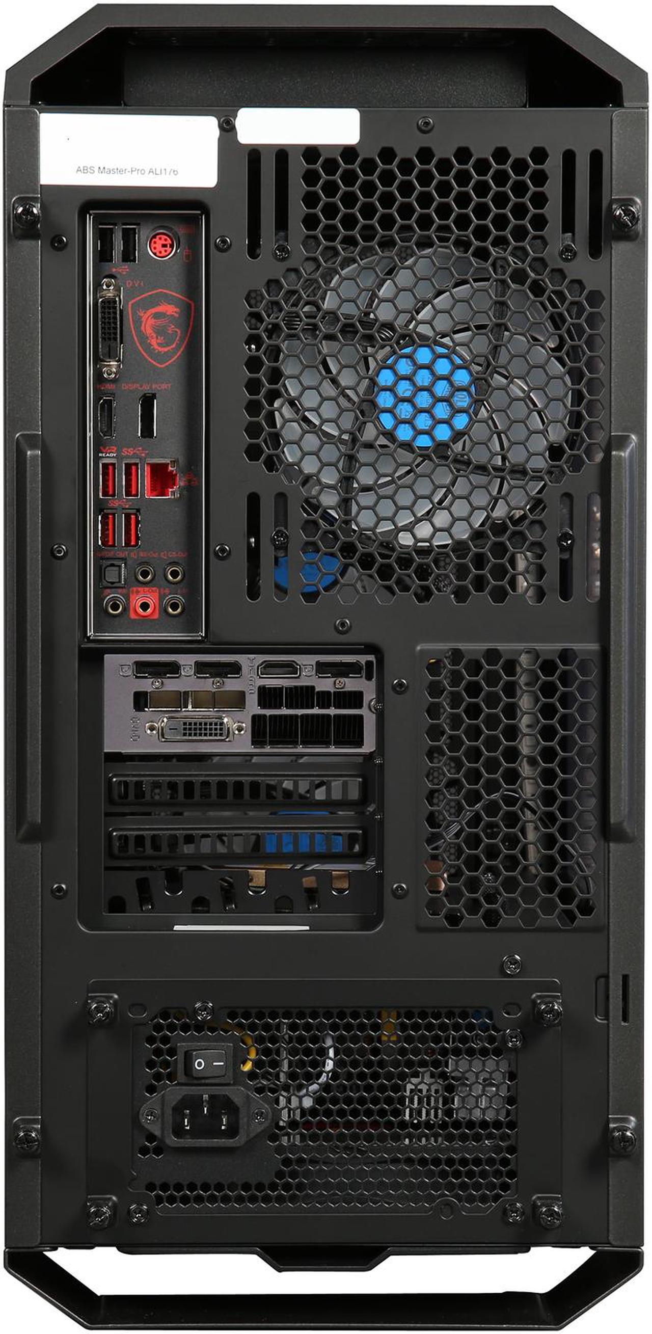Alt view image 10 of 10 - ABS Battlebox Essential Master-Pro NVIDIA GeForce GTX 1080 8 GB Intel Core i7-8700 (3.20 GHz) 16 GB DDR4 240 GB SSD 1 TB HDD Windows 10 Home 64-Bit ALI176