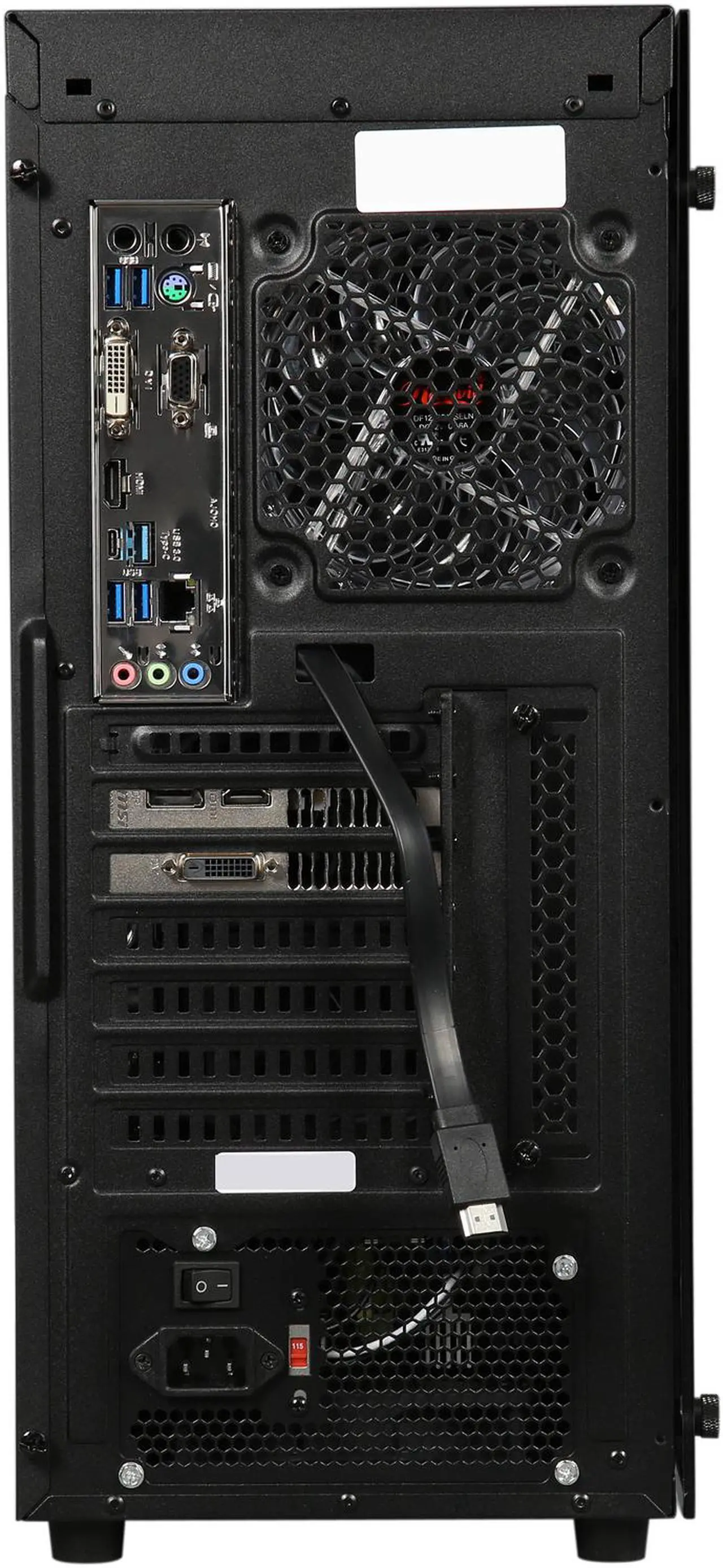 Alt view image 6 of 9 - ABS Meteor Intel Core i5-8400 (2.80 GHz) 8 GB DDR4 240 GB SSD NVIDIA GeForce GTX 1050 Ti 4 GB Windows 10 Home 64-Bit ALI191