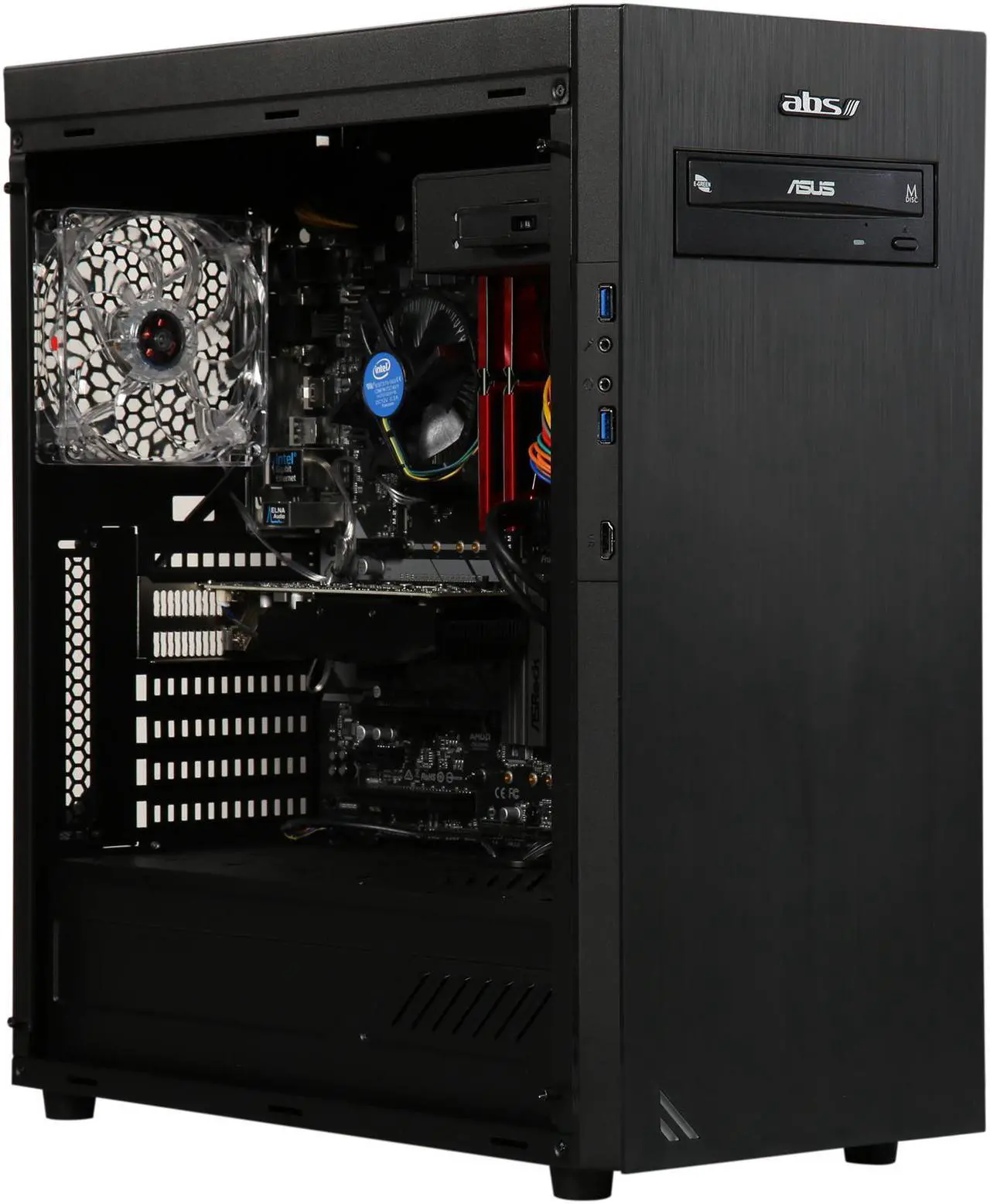 Alt view image 9 of 9 - ABS Meteor Intel Core i5-8400 (2.80 GHz) 8 GB DDR4 240 GB SSD NVIDIA GeForce GTX 1050 Ti 4 GB Windows 10 Home 64-Bit ALI191