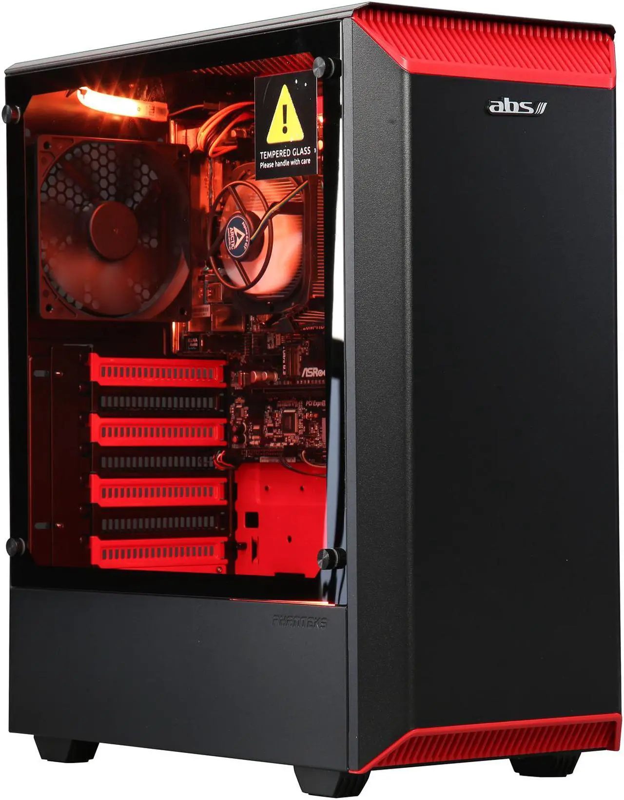 Main image of ABS Eclipse Gaming Desktop PC AMD Ryzen 5 2400G (3.60 GHz) Radeon RX Vega 11 Graphics 8 GB DDR4 1 TB HDD Windows 10 Home 64-Bit ALA087