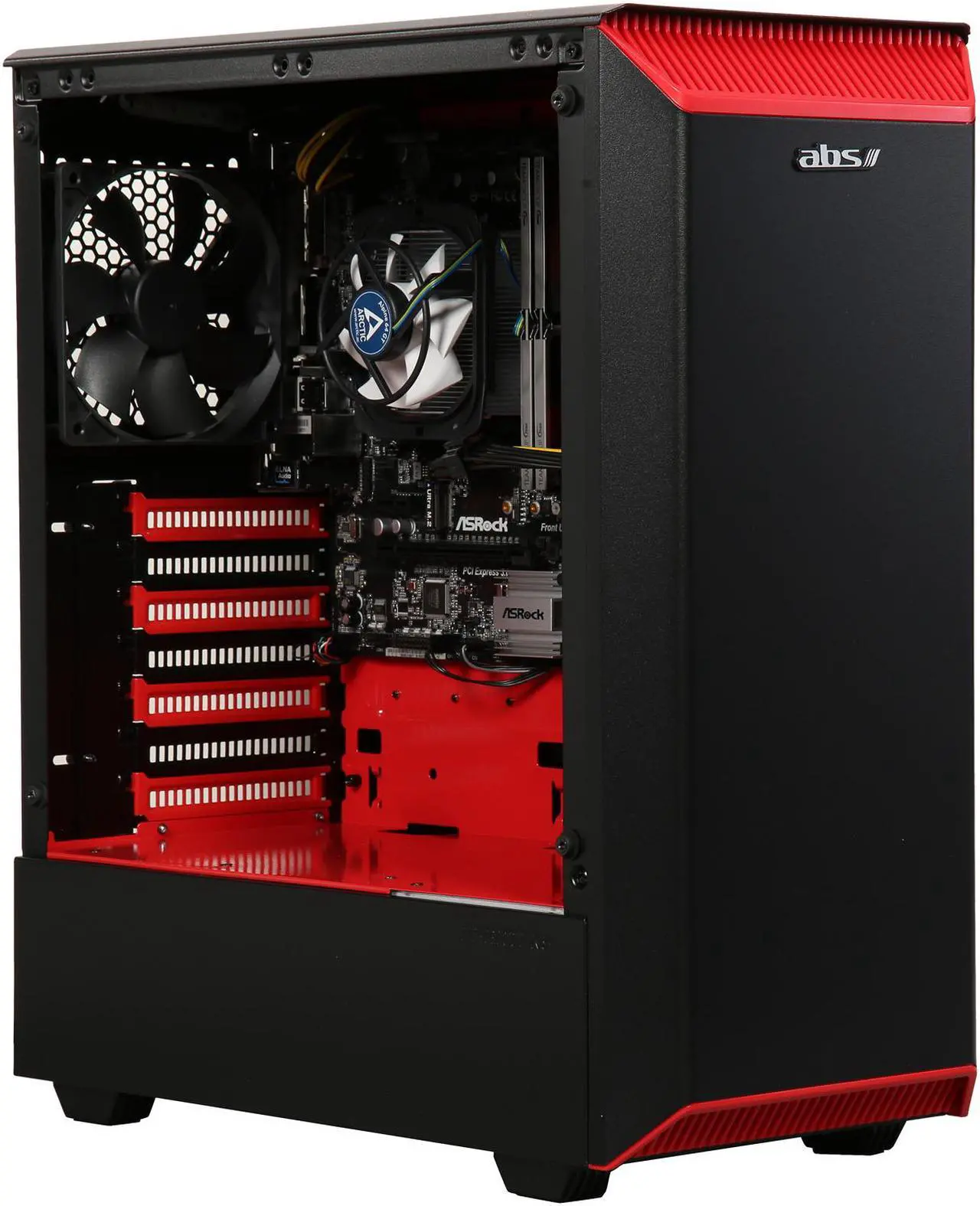 Alt view image 15 of 16 - ABS Eclipse Gaming Desktop PC AMD Ryzen 5 2400G (3.60 GHz) Radeon RX Vega 11 Graphics 8 GB DDR4 1 TB HDD Windows 10 Home 64-Bit ALA087