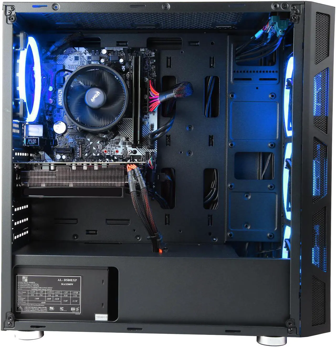 Alt view image 4 of 8 - ABS Mage E - Ryzen 5 3600 - GeForce GTX 1660 - 16GB DDR4 - 1TB SSD - Gaming Desktop PC