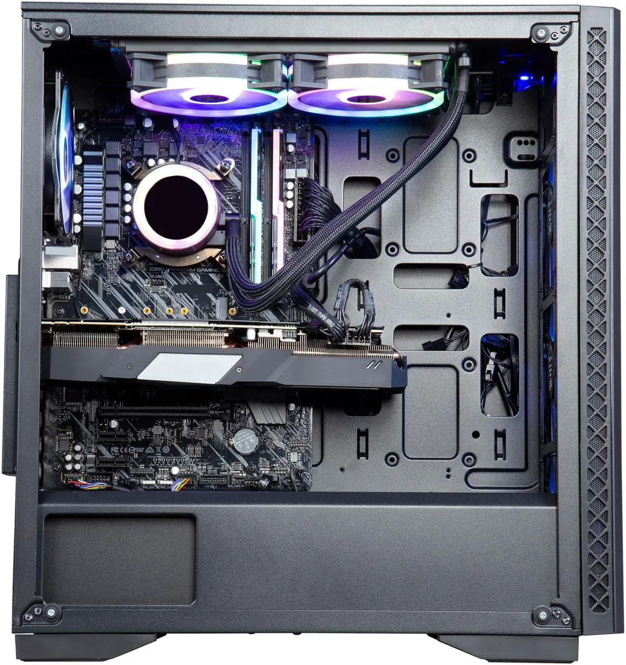 Alt view image 3 of 6 - ABS Gladiator Gaming PC - Intel i9-9900K - GeForce RTX 2080 SUPER - G.SKILL TridentZ RGB 16GB DDR4 - 1TB SSD - Liquid Cooling 240mm