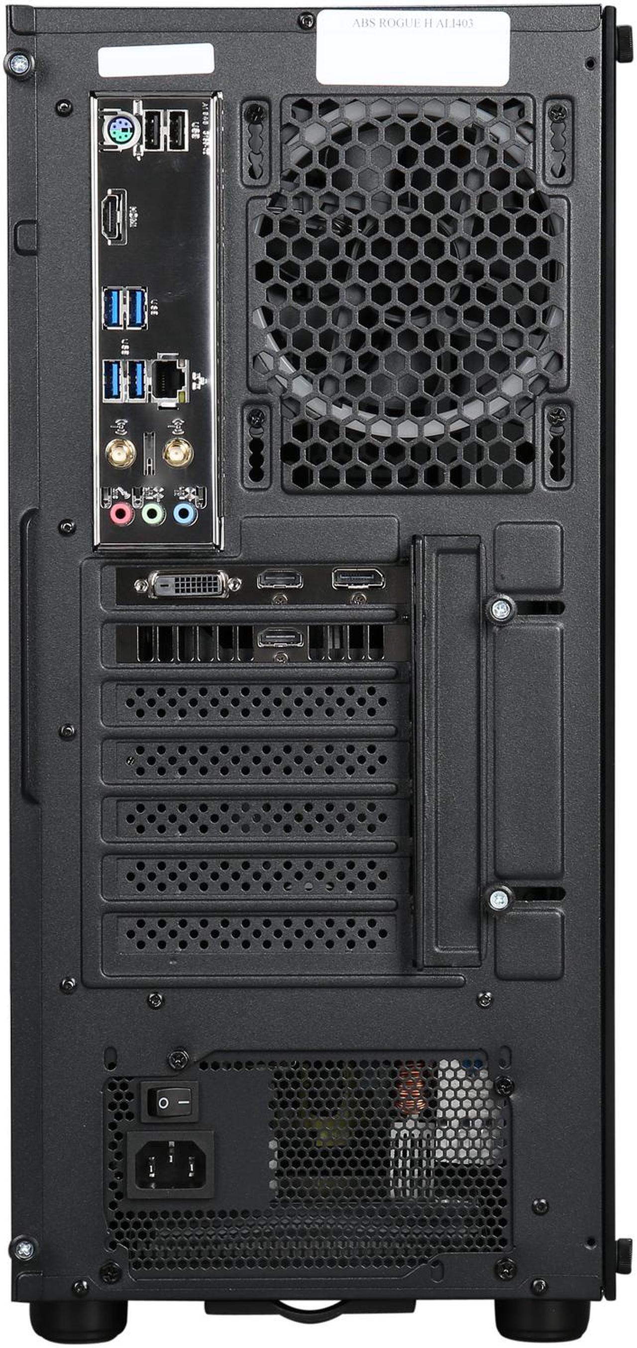 Alt view image 10 of 18 - ABS Rogue H - Intel i5 9600K - GeForce RTX 2060 - 16GB DDR4 3000MHz - 512GB SSD - Gaming Desktop PC
