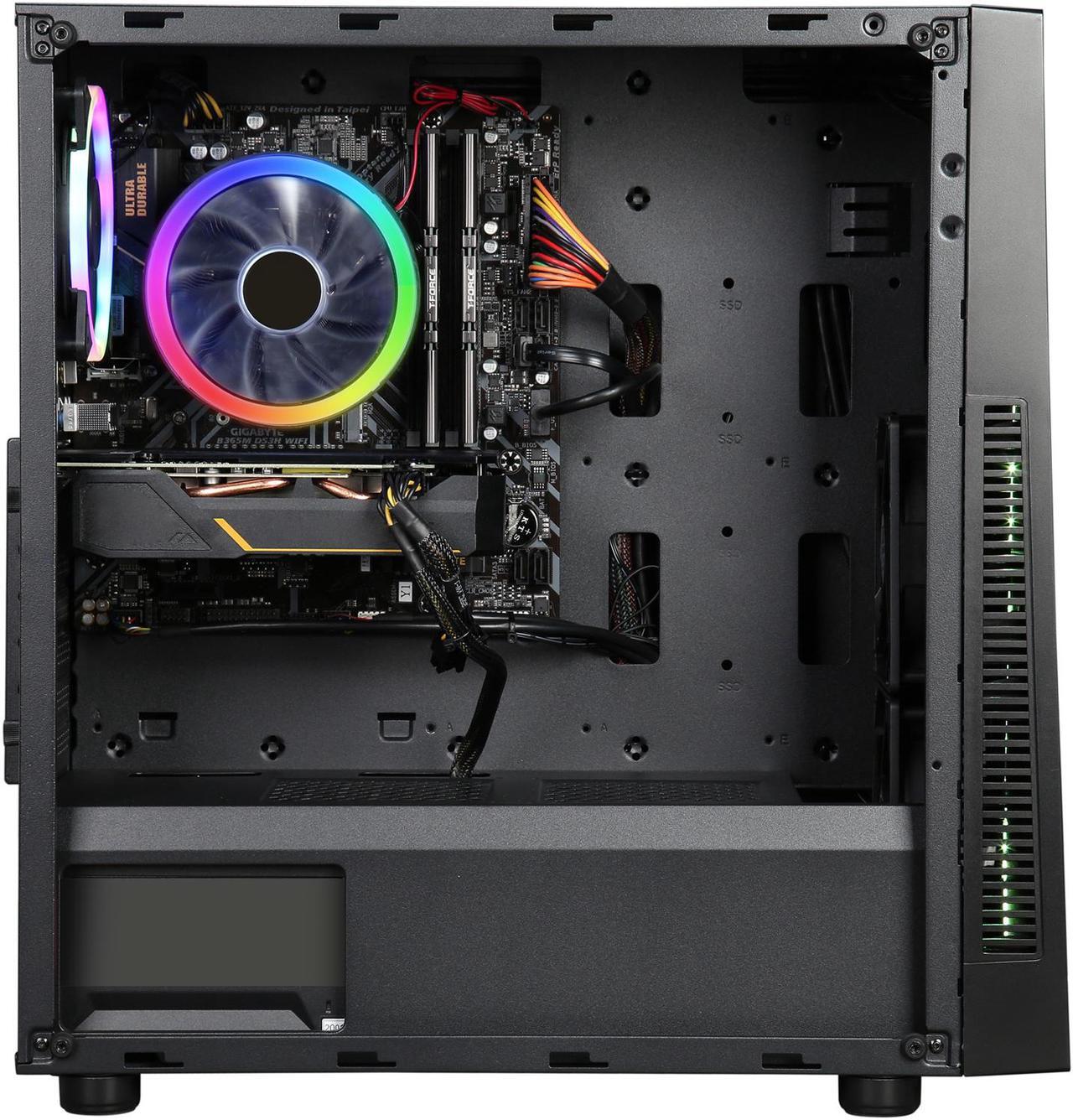 Alt view image 6 of 18 - ABS Rogue H - Intel i5 9600K - GeForce RTX 2060 - 16GB DDR4 3000MHz - 512GB SSD - Gaming Desktop PC