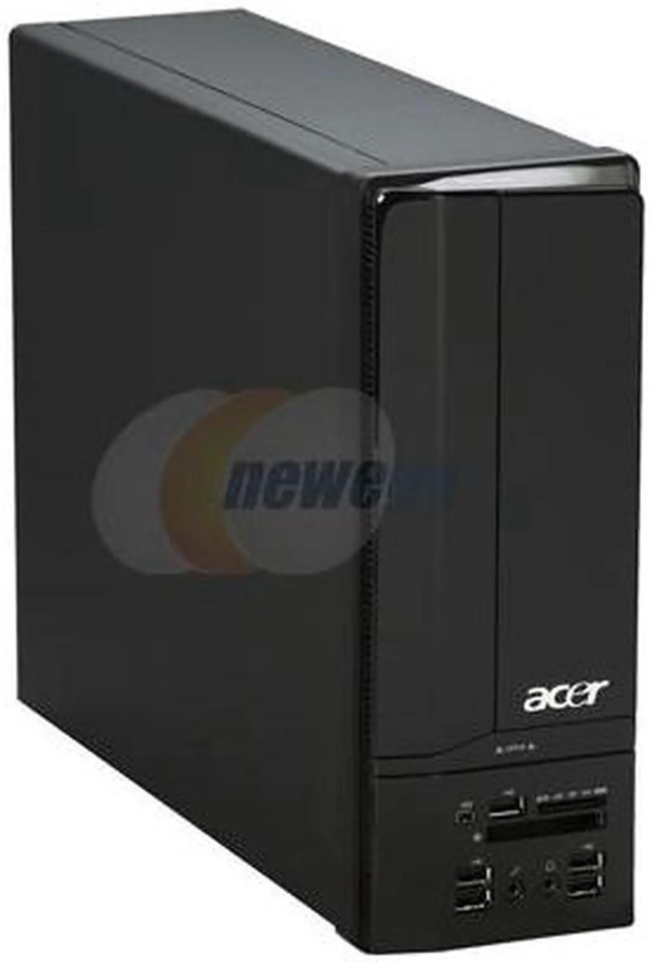 Alt view image 2 of 10 - Acer Desktop PC Aspire AX1700-U3793A Intel Core 2 Duo E7300 4GB DDR2 750GB HDD NVIDIA GeForce G100 Windows Vista Home Premium 64-bit
