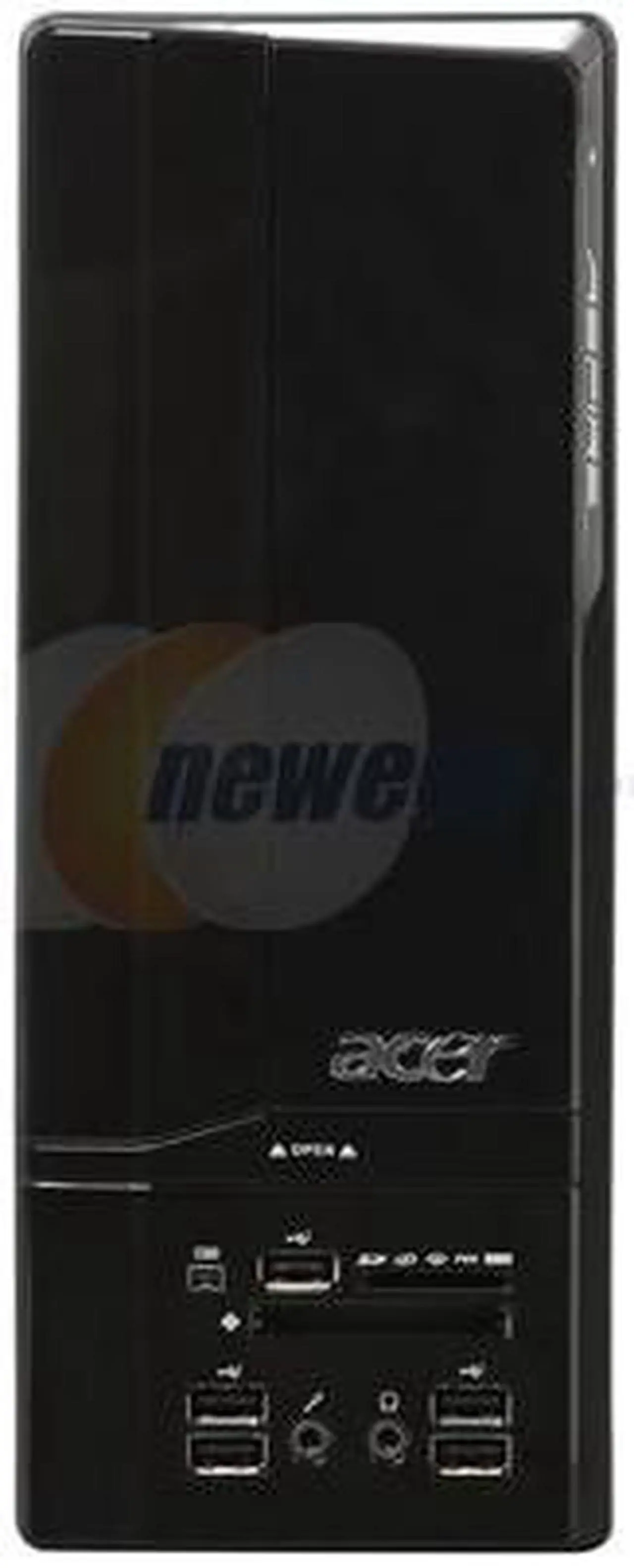 Alt view image 3 of 10 - Acer Desktop PC Aspire AX1700-U3793A Intel Core 2 Duo E7300 4GB DDR2 750GB HDD NVIDIA GeForce G100 Windows Vista Home Premium 64-bit