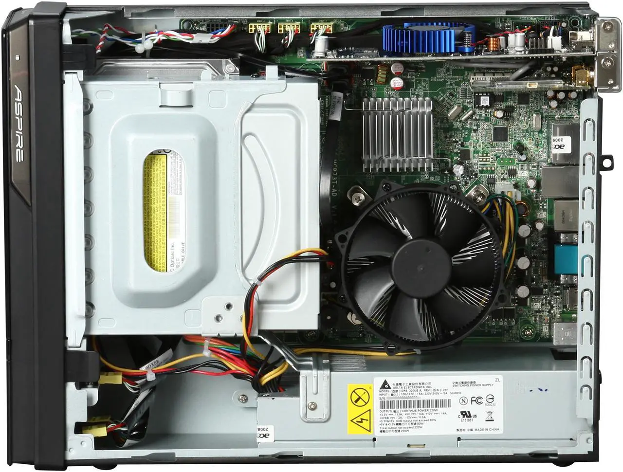 Alt view image 7 of 10 - Acer Desktop PC Aspire AX1700-U3793A Intel Core 2 Duo E7300 4GB DDR2 750GB HDD NVIDIA GeForce G100 Windows Vista Home Premium 64-bit