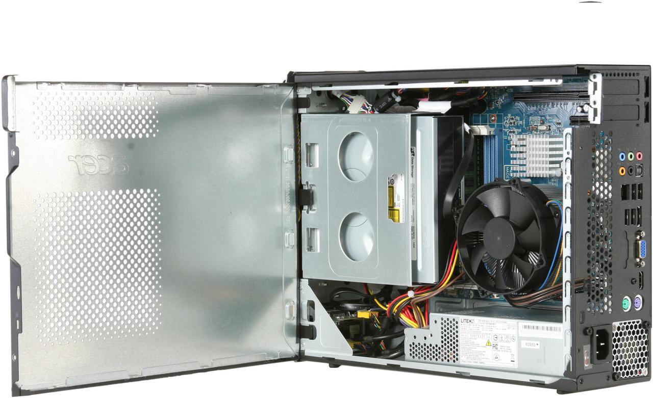 Alt view image 5 of 9 - Acer Desktop PC Aspire AX3300-U1322 AMD Athlon II X4 620 4GB DDR3 1TB HDD NVIDIA GeForce 9200 Windows 7 Home Premium 64-bit