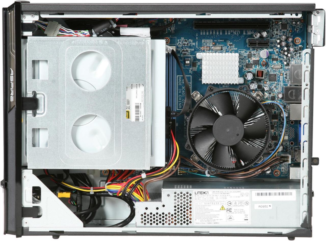 Alt view image 6 of 9 - Acer Desktop PC Aspire AX3300-U1322 AMD Athlon II X4 620 4GB DDR3 1TB HDD NVIDIA GeForce 9200 Windows 7 Home Premium 64-bit