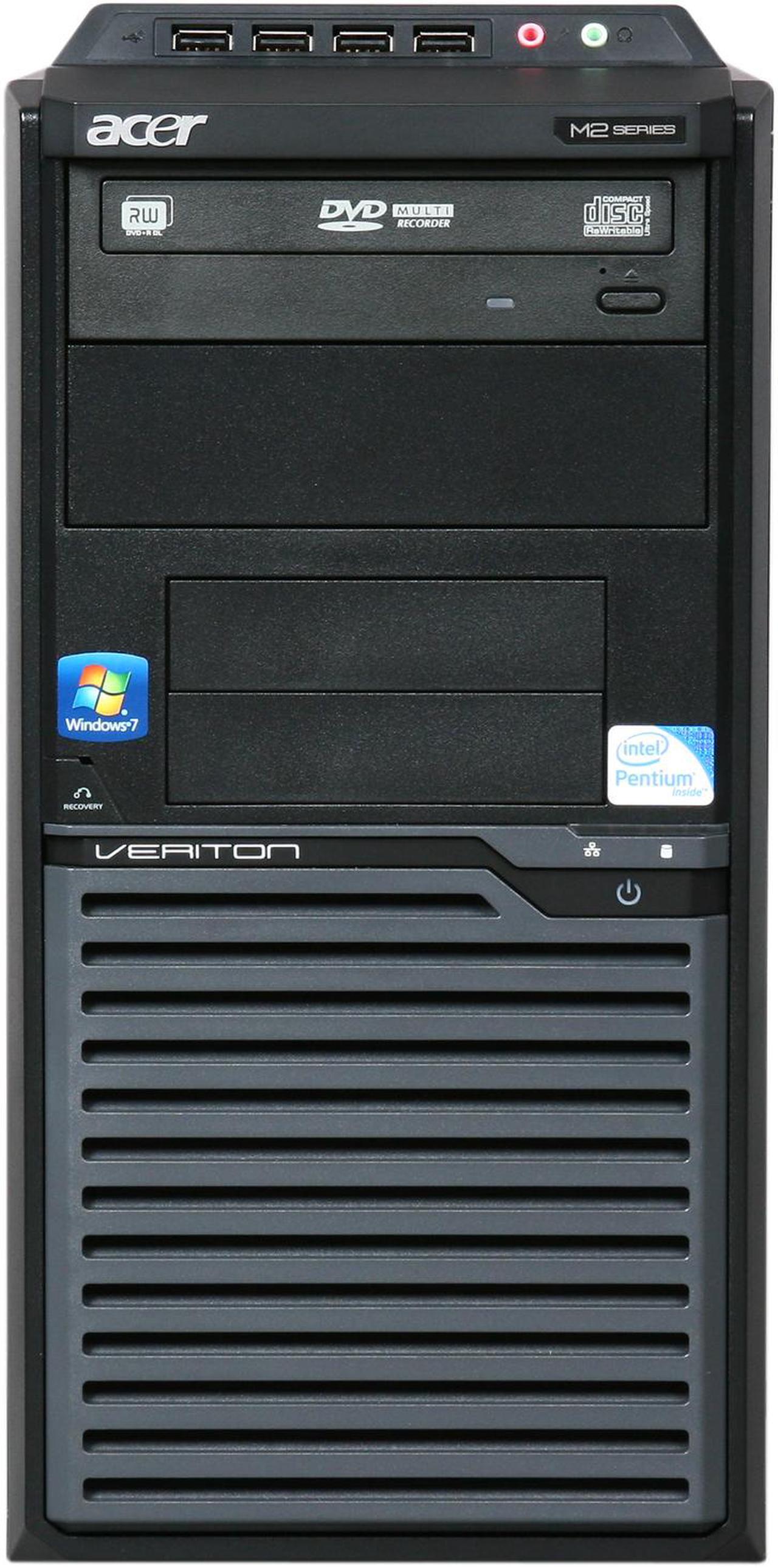 Alt view image 2 of 8 - Acer Desktop PC Veriton VM275-UD5500C Intel Pentium E5500 2GB DDR3 320GB HDD Intel GMA X4500 Windows 7 Professional 32-bit (including a downgrade right to Windows XP Professional)