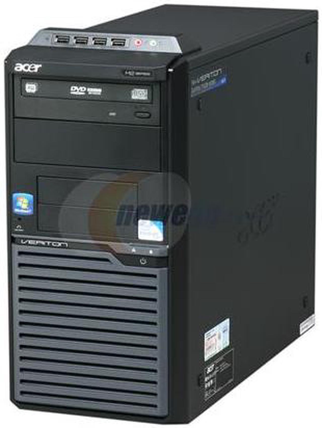 Alt view image 3 of 8 - Acer Desktop PC Veriton VM275-UD5500C Intel Pentium E5500 2GB DDR3 320GB HDD Intel GMA X4500 Windows 7 Professional 32-bit (including a downgrade right to Windows XP Professional)
