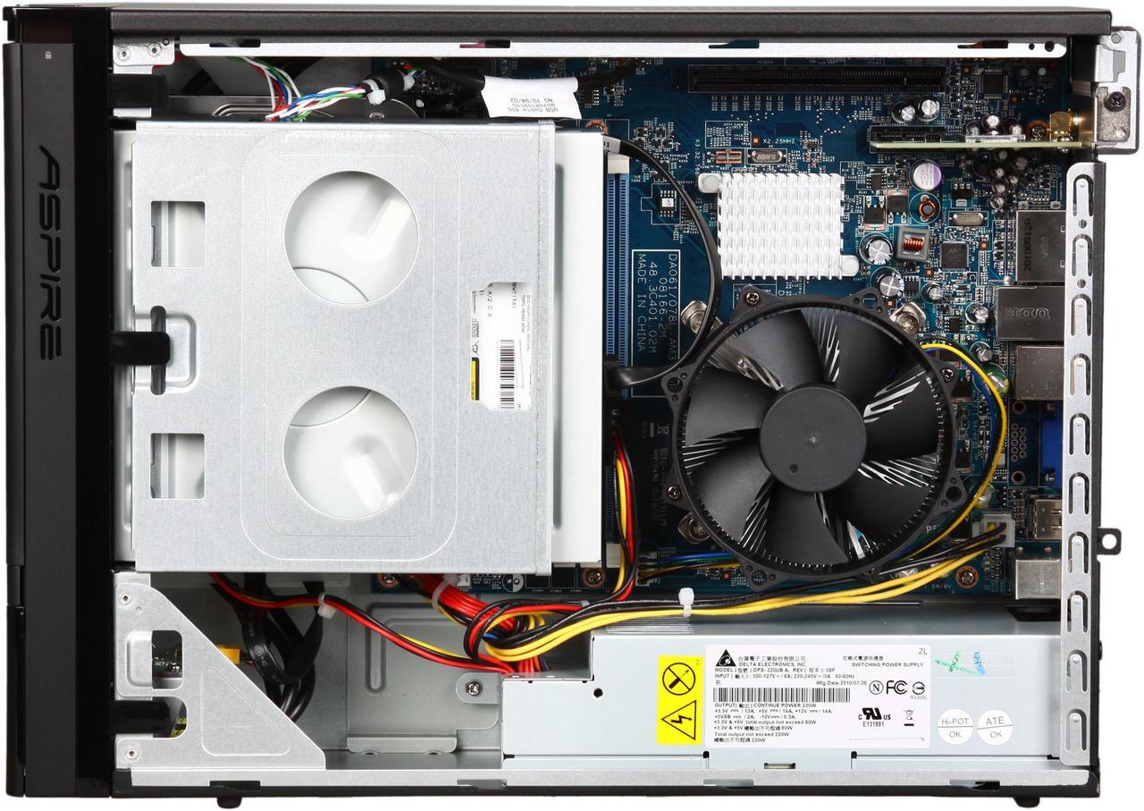Alt view image 4 of 7 - Acer Desktop PC Aspire AX3400-U3032 AMD Athlon II X4 640 4GB DDR3 1TB HDD NVIDIA GeForce 9200 Windows 7 Home Premium 64-bit