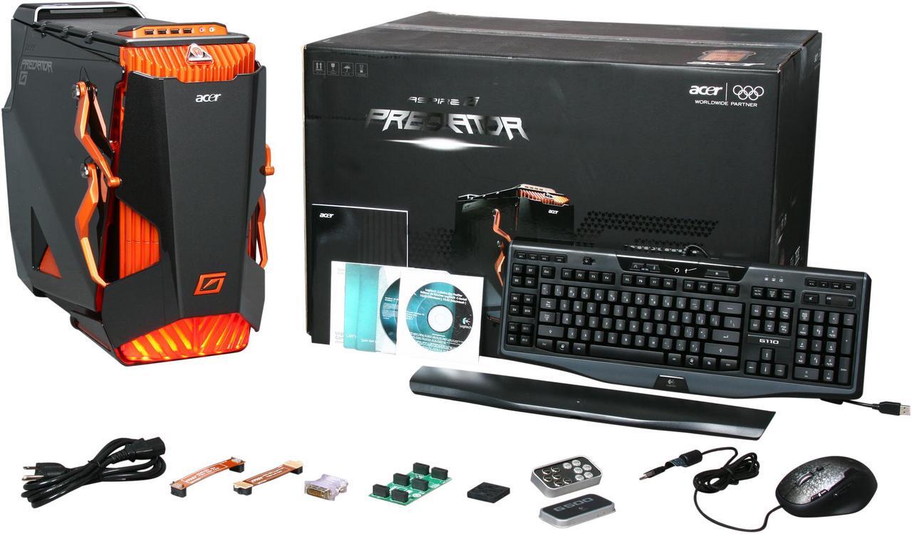 Alt view image 8 of 8 - Acer Desktop PC Aspire Predator AG7750-U3222 Intel Core i7-930 12GB DDR3 1.5TB HDD NVIDIA GeForce GTX 470 Windows 7 Home Premium 64-bit