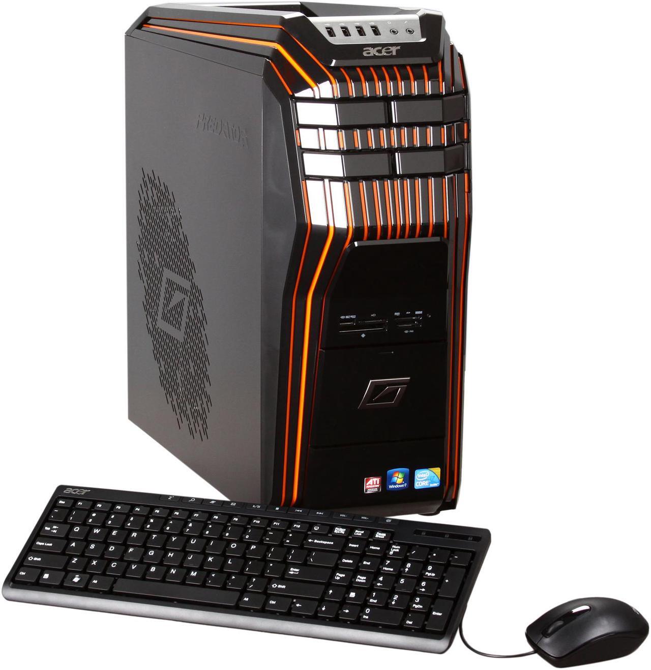 Main image of Acer Desktop PC Aspire Predator AG5900-U3092 Intel Core i7-870 8GB DDR3 1.5TB HDD ATI Radeon HD 5850 Windows 7 Home Premium 64-bit