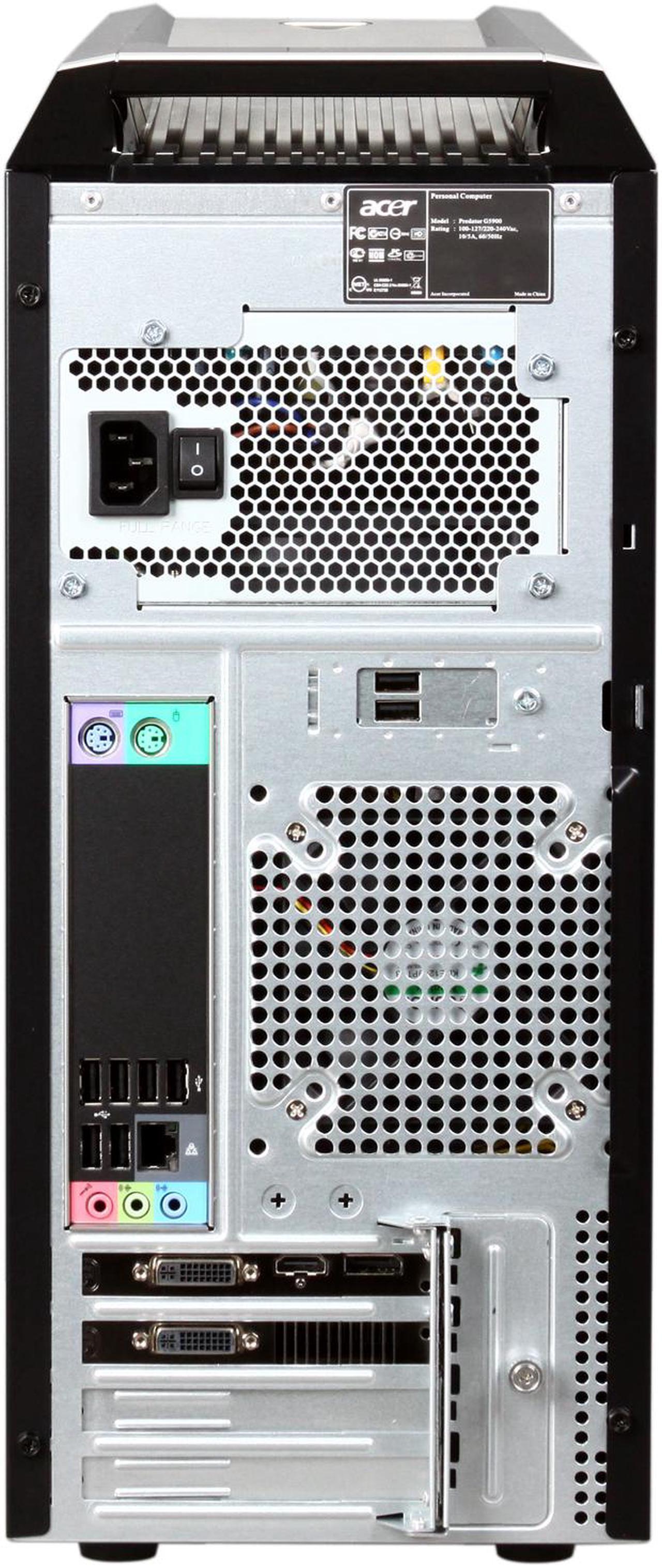 Alt view image 8 of 9 - Acer Desktop PC Aspire Predator AG5900-U3092 Intel Core i7-870 8GB DDR3 1.5TB HDD ATI Radeon HD 5850 Windows 7 Home Premium 64-bit