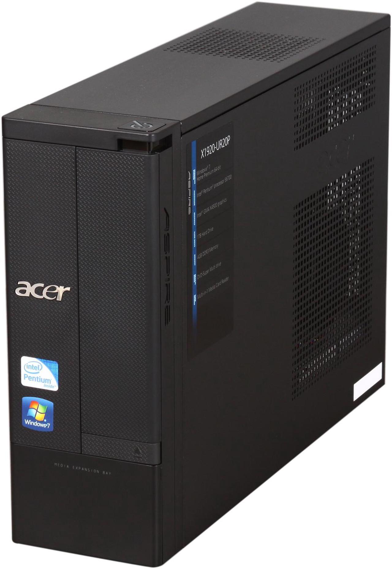Alt view image 3 of 9 - Acer Desktop PC Aspire AX1920-UR20P (PT.SG8P2.001) Intel Pentium E6700 4GB DDR3 1TB HDD Intel GMA X4500HD Windows 7 Home Premium 64-bit
