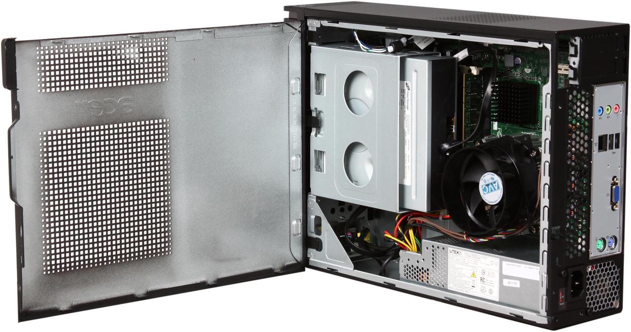 Alt view image 5 of 9 - Acer Desktop PC Aspire AX1920-UR20P (PT.SG8P2.001) Intel Pentium E6700 4GB DDR3 1TB HDD Intel GMA X4500HD Windows 7 Home Premium 64-bit