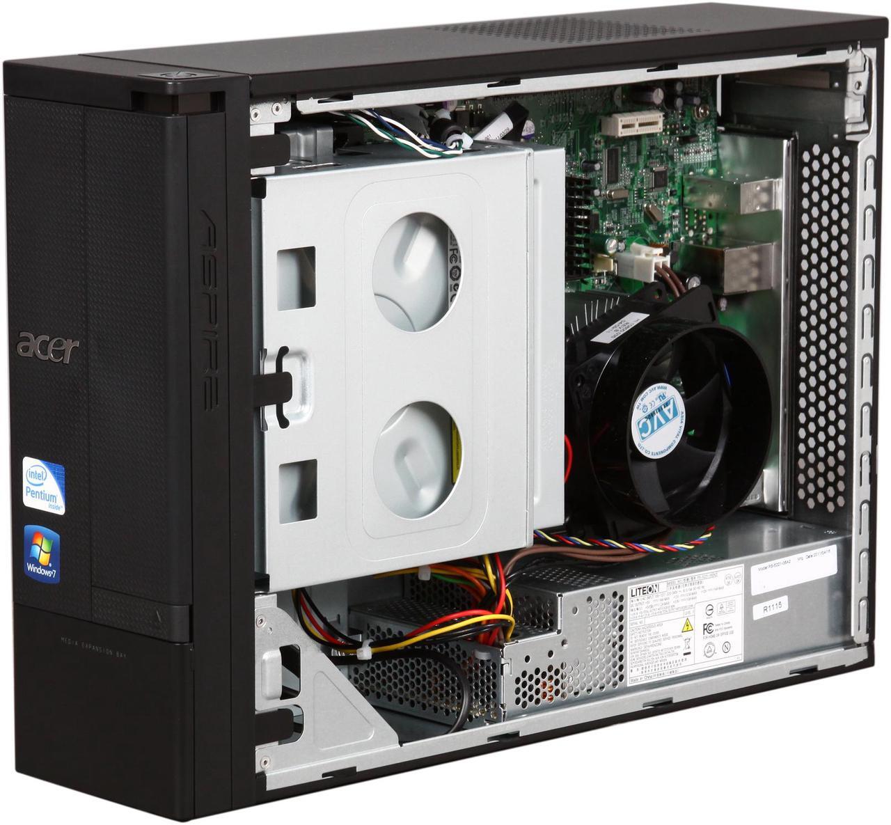 Alt view image 7 of 9 - Acer Desktop PC Aspire AX1920-UR20P (PT.SG8P2.001) Intel Pentium E6700 4GB DDR3 1TB HDD Intel GMA X4500HD Windows 7 Home Premium 64-bit