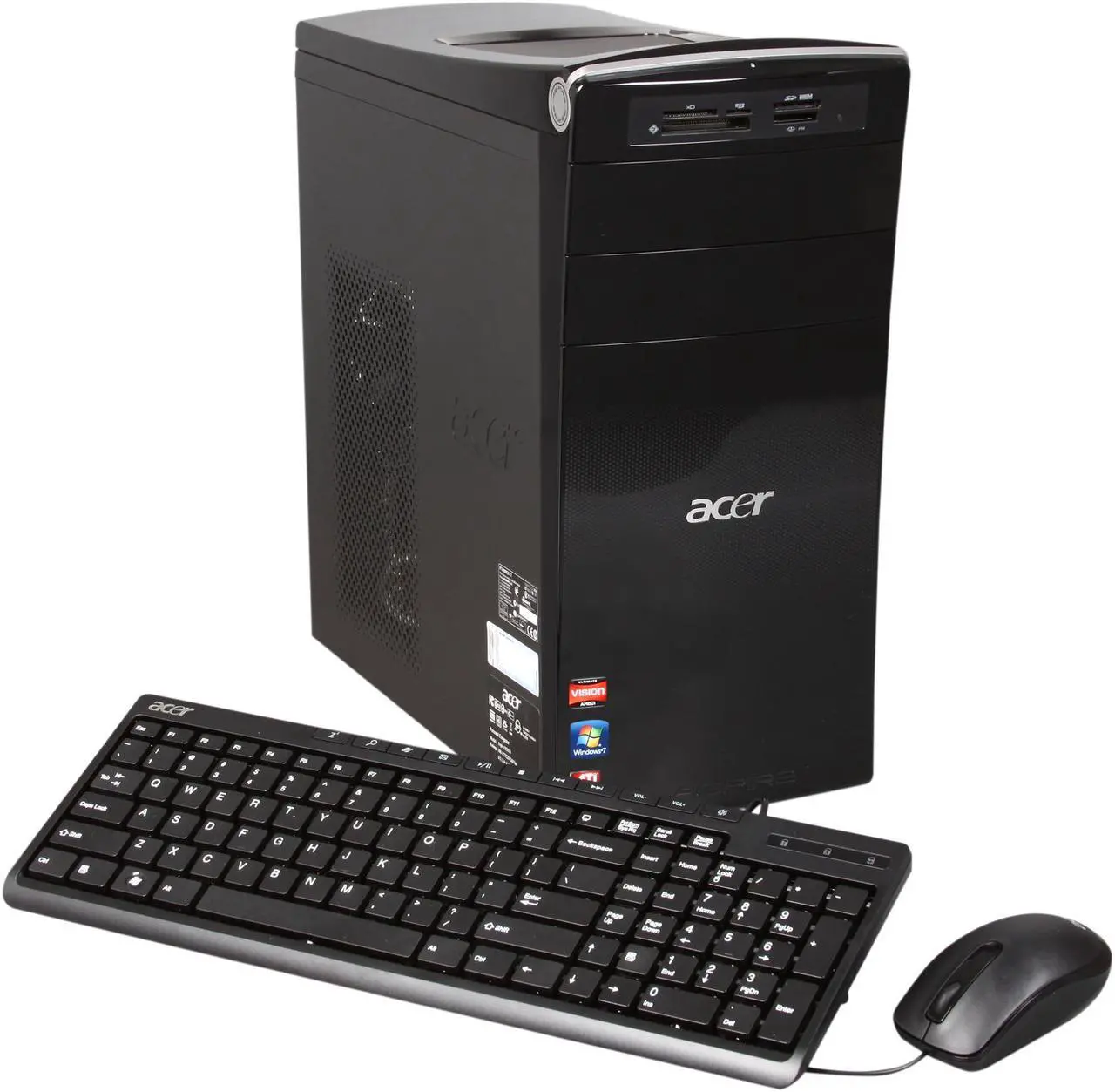 Main image of Acer Desktop PC Aspire AM3410-UR22P (PT.SGDP2.004) AMD Phenom II X4 840T 4GB DDR3 1TB HDD AMD Radeon HD 6450 1GB Windows 7 Home Premium 64-bit