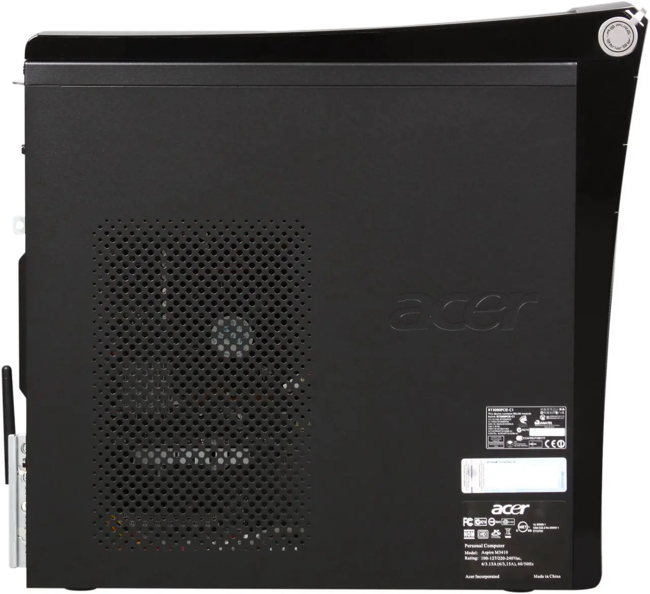 Alt view image 4 of 10 - Acer Desktop PC Aspire AM3410-UR22P (PT.SGDP2.004) AMD Phenom II X4 840T 4GB DDR3 1TB HDD AMD Radeon HD 6450 1GB Windows 7 Home Premium 64-bit