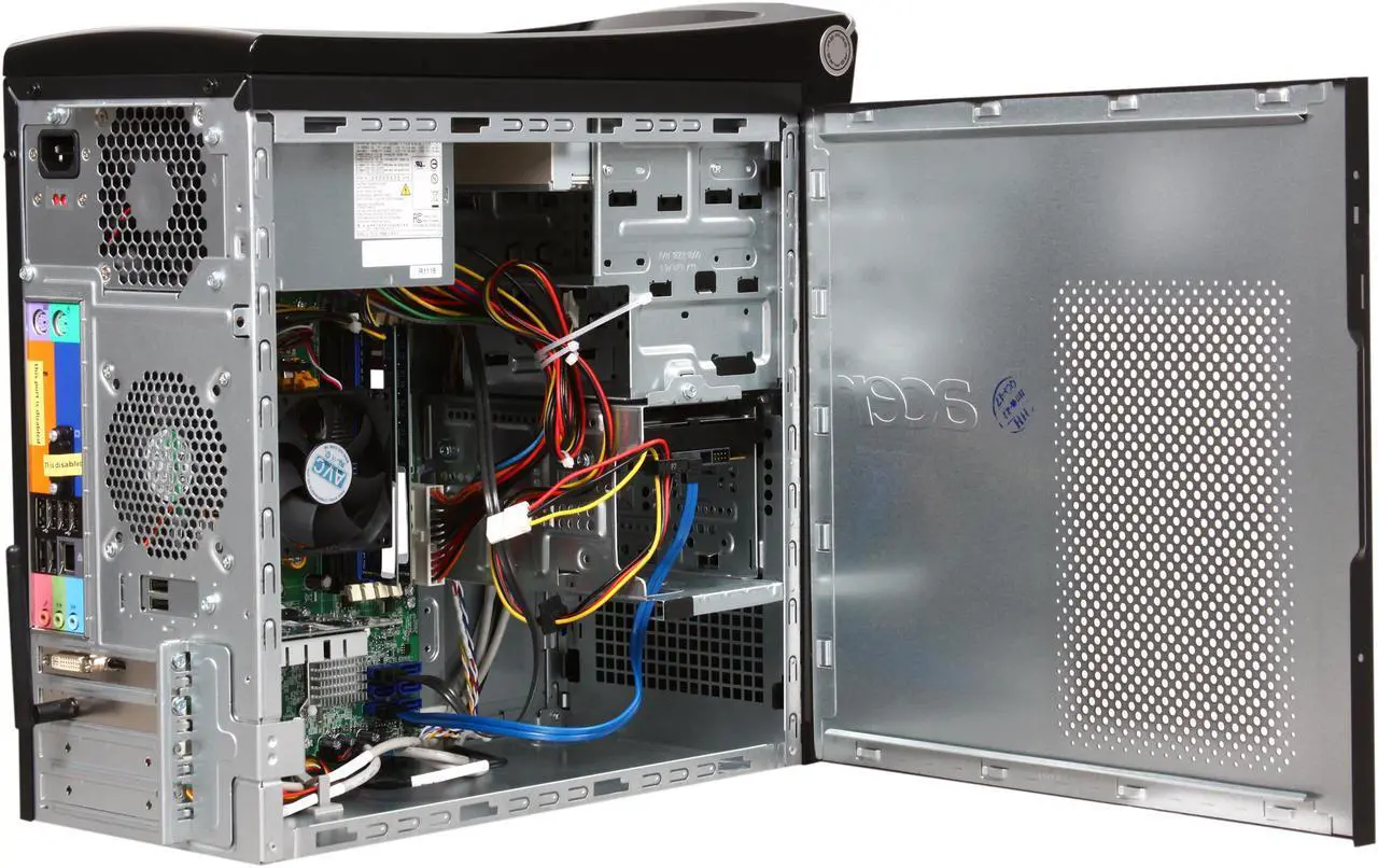 Alt view image 5 of 10 - Acer Desktop PC Aspire AM3410-UR22P (PT.SGDP2.004) AMD Phenom II X4 840T 4GB DDR3 1TB HDD AMD Radeon HD 6450 1GB Windows 7 Home Premium 64-bit