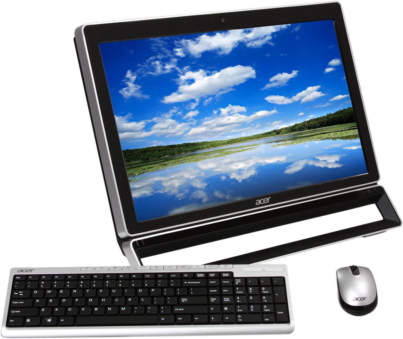 Main image of Acer All-in-One PC AZ5771-UR30P (PW.SHMP2.001) Intel Pentium G620 4GB DDR3 1TB HDD 23" Touchscreen Windows 7 Home Premium 64-Bit
