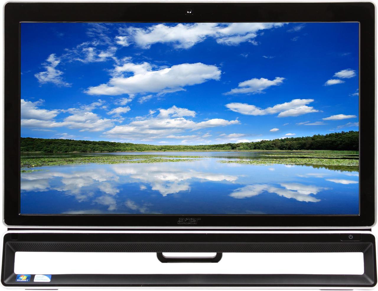 Alt view image 2 of 9 - Acer All-in-One PC AZ5771-UR30P (PW.SHMP2.001) Intel Pentium G620 4GB DDR3 1TB HDD 23" Touchscreen Windows 7 Home Premium 64-Bit