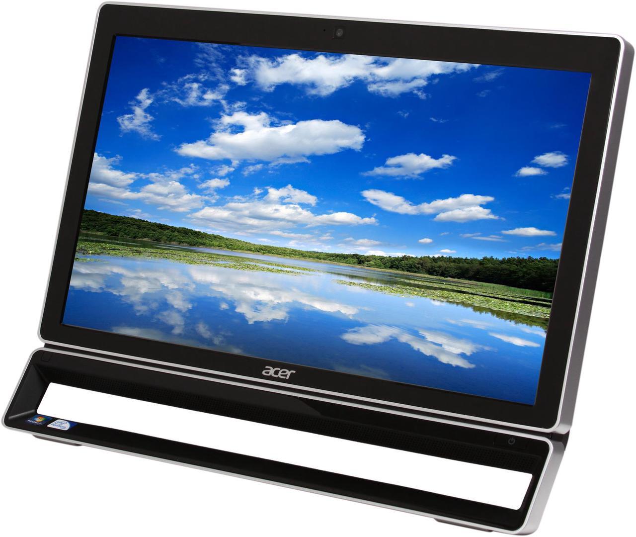 Alt view image 3 of 9 - Acer All-in-One PC AZ5771-UR30P (PW.SHMP2.001) Intel Pentium G620 4GB DDR3 1TB HDD 23" Touchscreen Windows 7 Home Premium 64-Bit