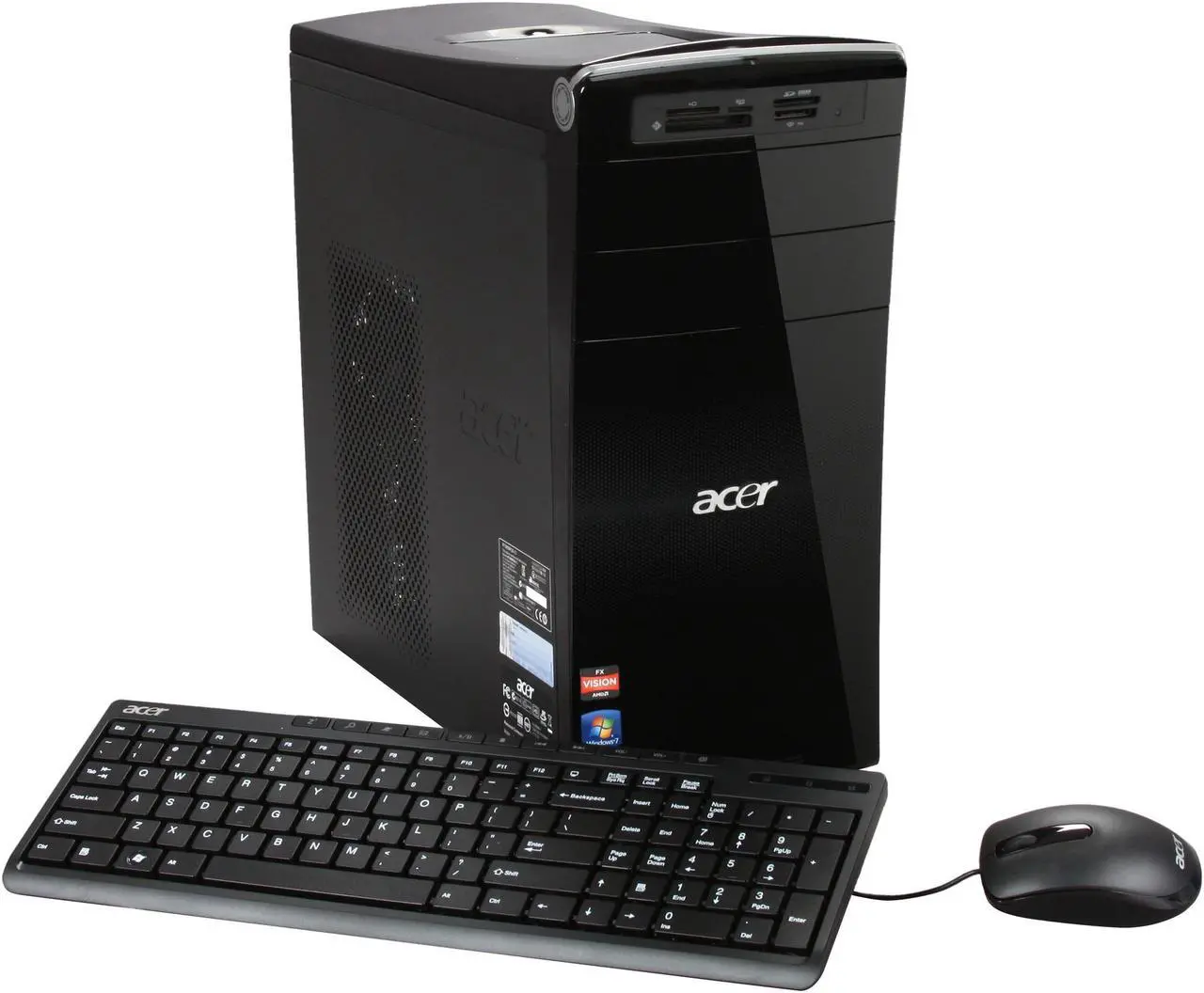 Main image of Acer Desktop PC AM3450-UR30P (PT.SHDP2.001) AMD FX-Series FX-4100 6GB DDR3 1TB HDD ATI Radeon HD 4250 Windows 7 Home Premium 64-Bit