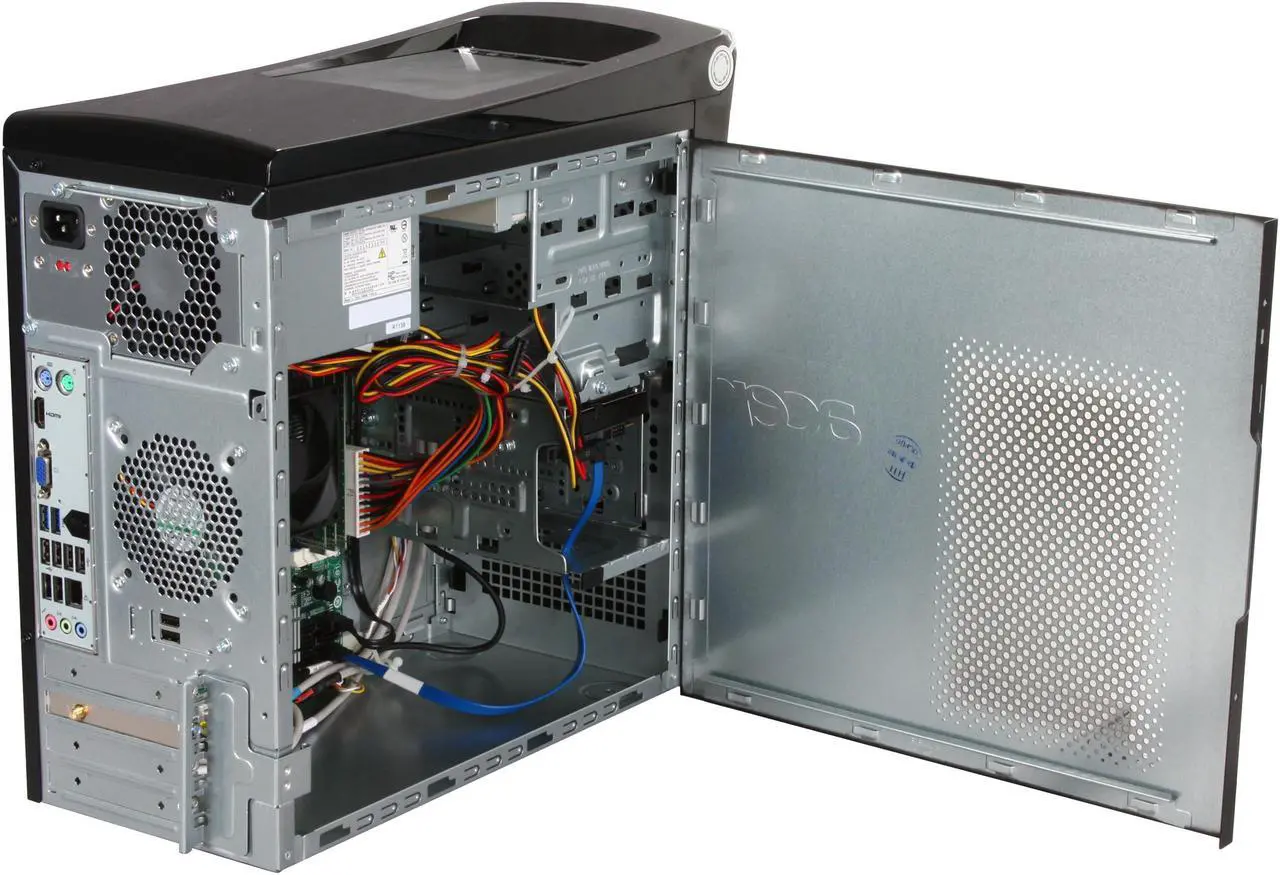 Alt view image 5 of 10 - Acer Desktop PC AM3450-UR30P (PT.SHDP2.001) AMD FX-Series FX-4100 6GB DDR3 1TB HDD ATI Radeon HD 4250 Windows 7 Home Premium 64-Bit