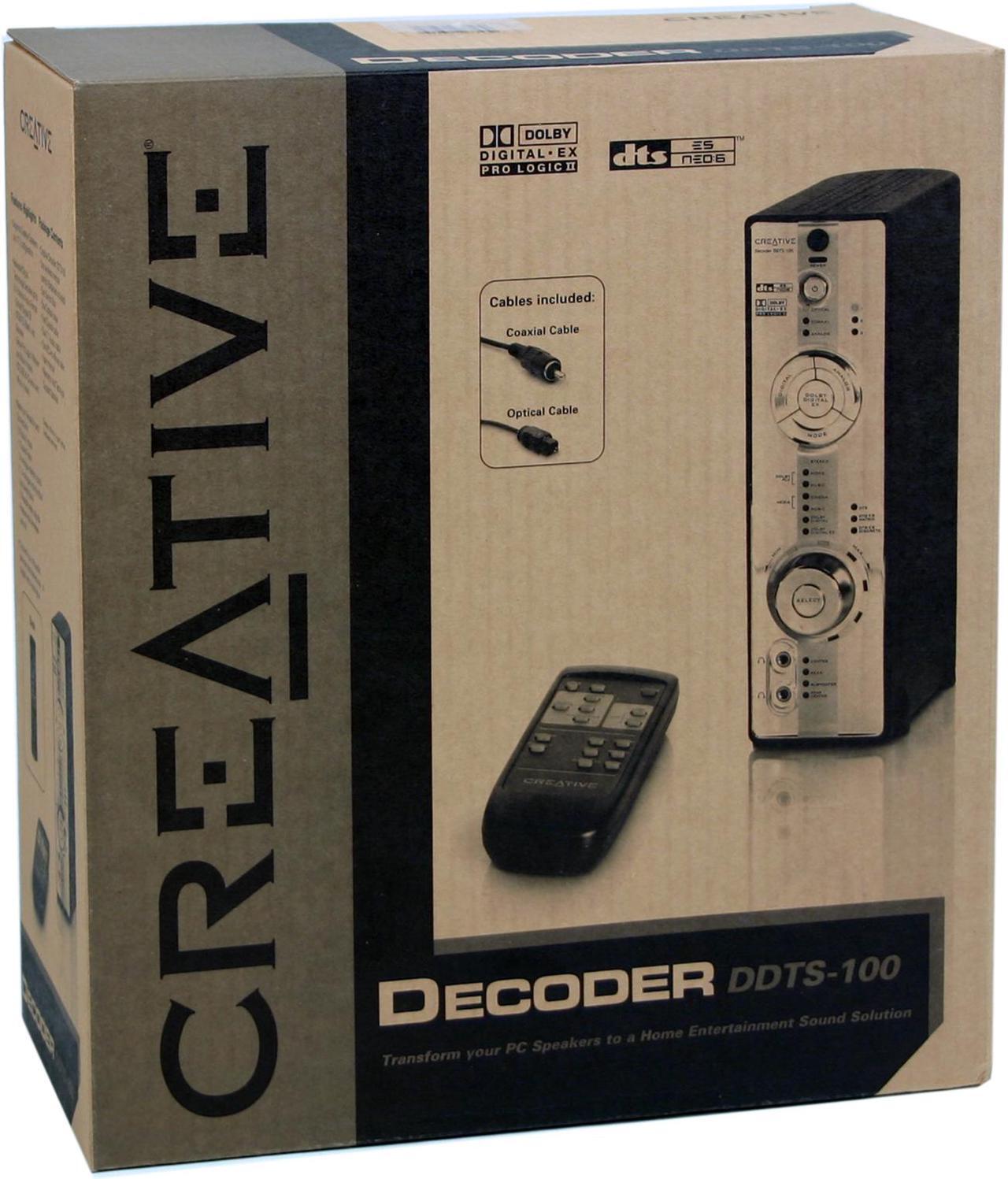 Alt view image 4 of 4 - Creative DDTS-100 7.1-Channel Audio Decoder