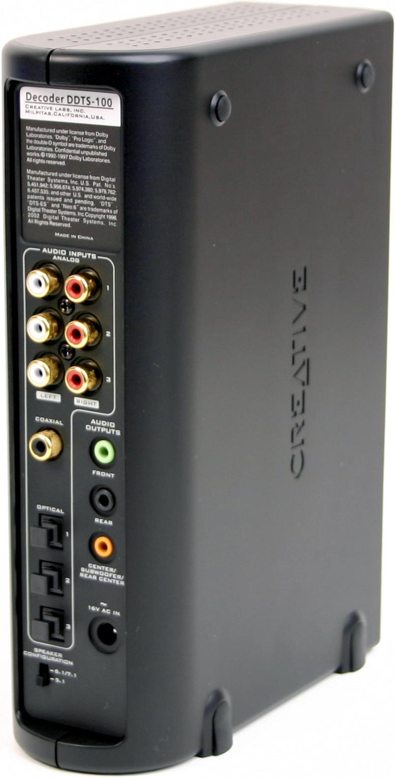 Alt view image 2 of 4 - Creative DDTS-100 7.1-Channel Audio Decoder