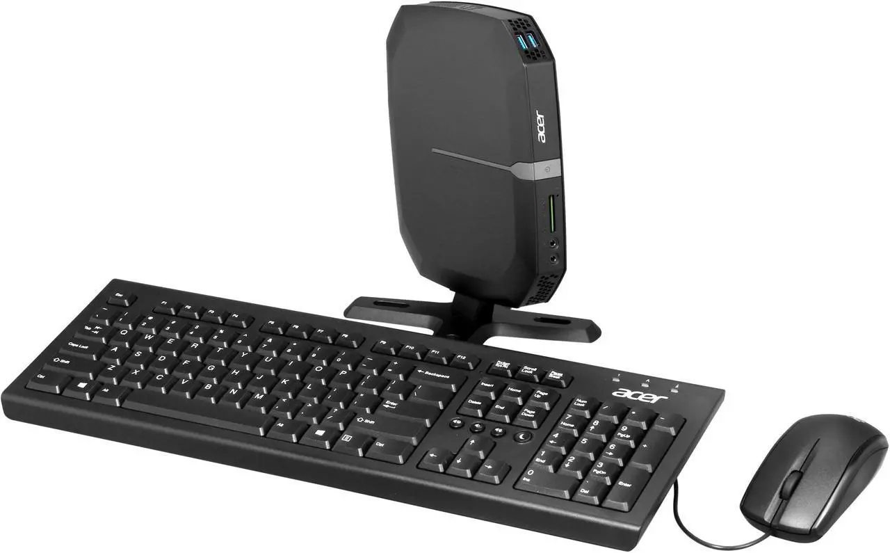 Main image of Acer Veriton VN2620G-UC887L (DT.VFGAA.001) Nettop Computer - Intel Celeron 887 1.50GHz 2GB DDR3 320GB Linux - Gray, Black