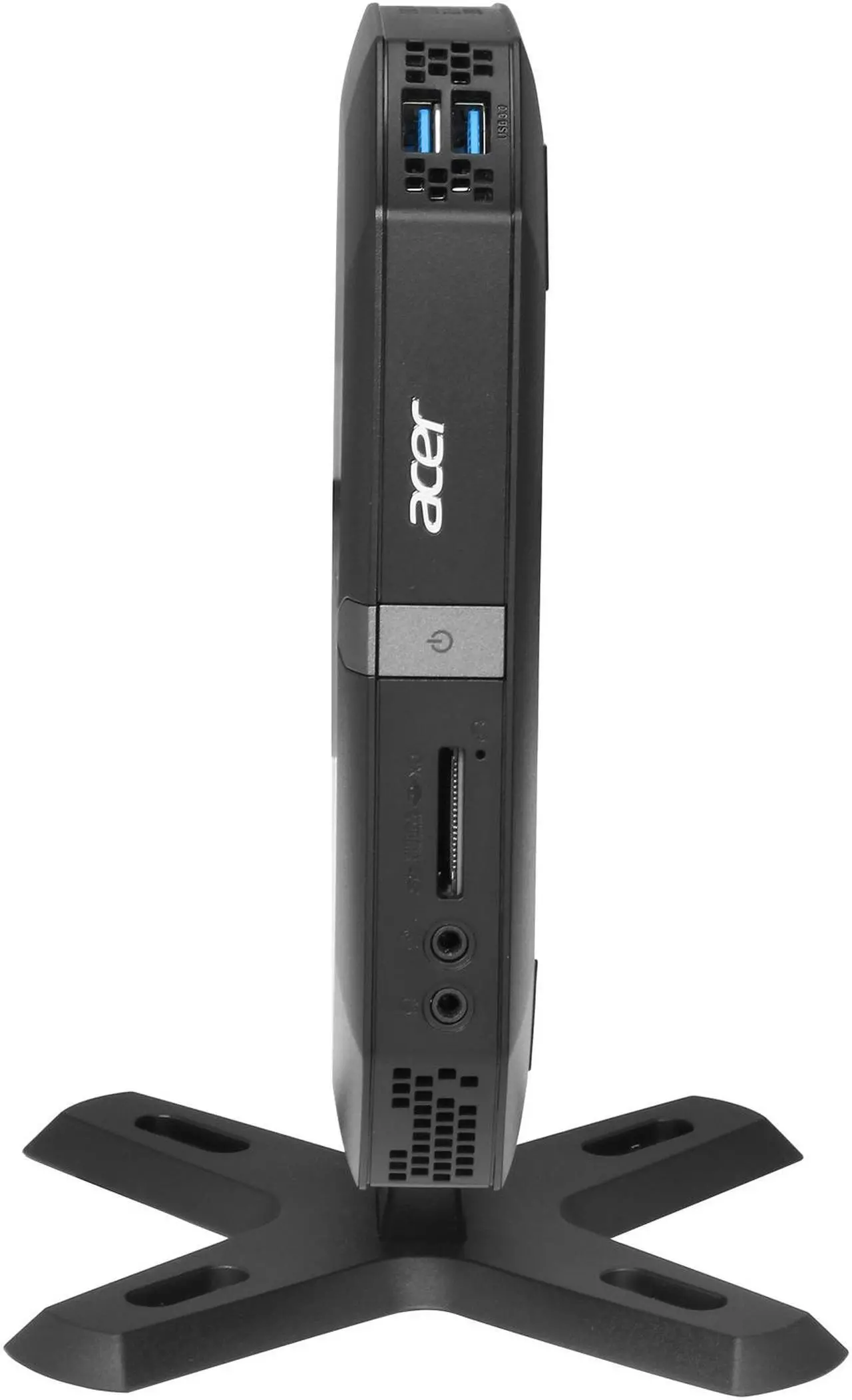 Alt view image 2 of 8 - Acer Veriton VN2620G-UC887L (DT.VFGAA.001) Nettop Computer - Intel Celeron 887 1.50GHz 2GB DDR3 320GB Linux - Gray, Black