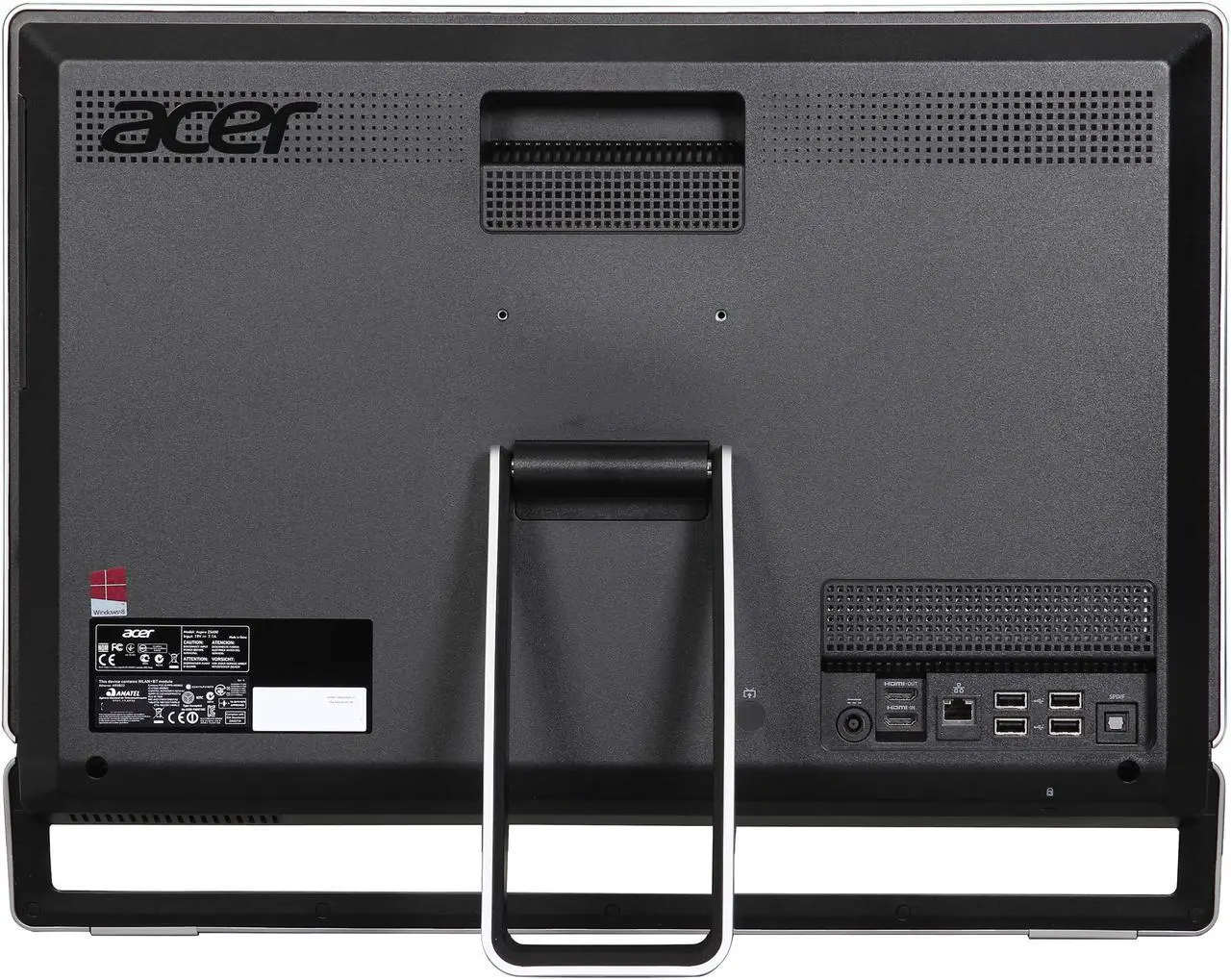 Alt view image 5 of 7 - Acer All-in-One PC Aspire AZS600-UR36 (DQ.SLUAA.004) Intel Pentium G2020 4GB DDR3 500GB HDD 23" Windows 8