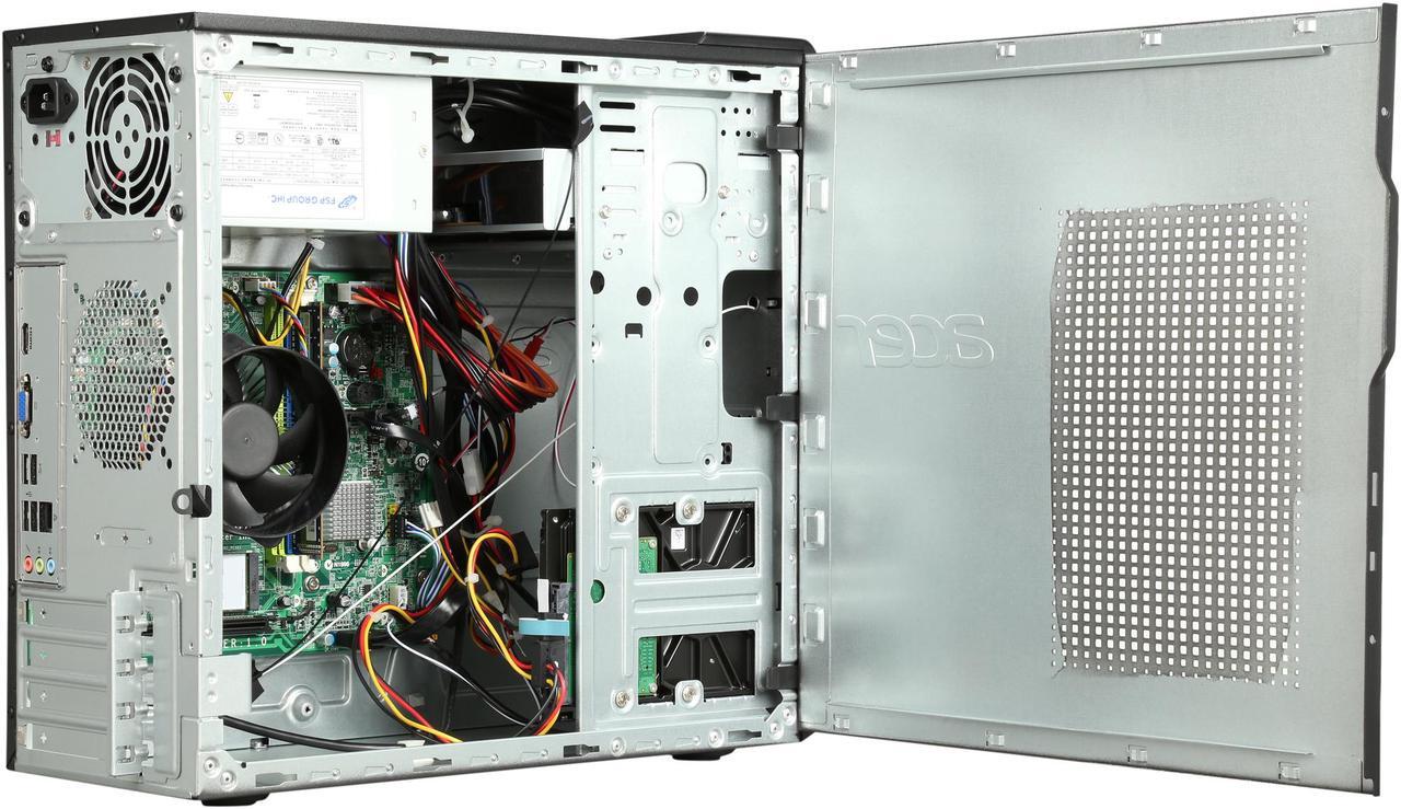 Alt view image 5 of 9 - Acer Desktop PC Aspire T ATC-605-UR19 Intel Core i5-4440 4GB DDR3 500GB HDD Intel HD Graphics 4600 Windows 8.1 64-Bit