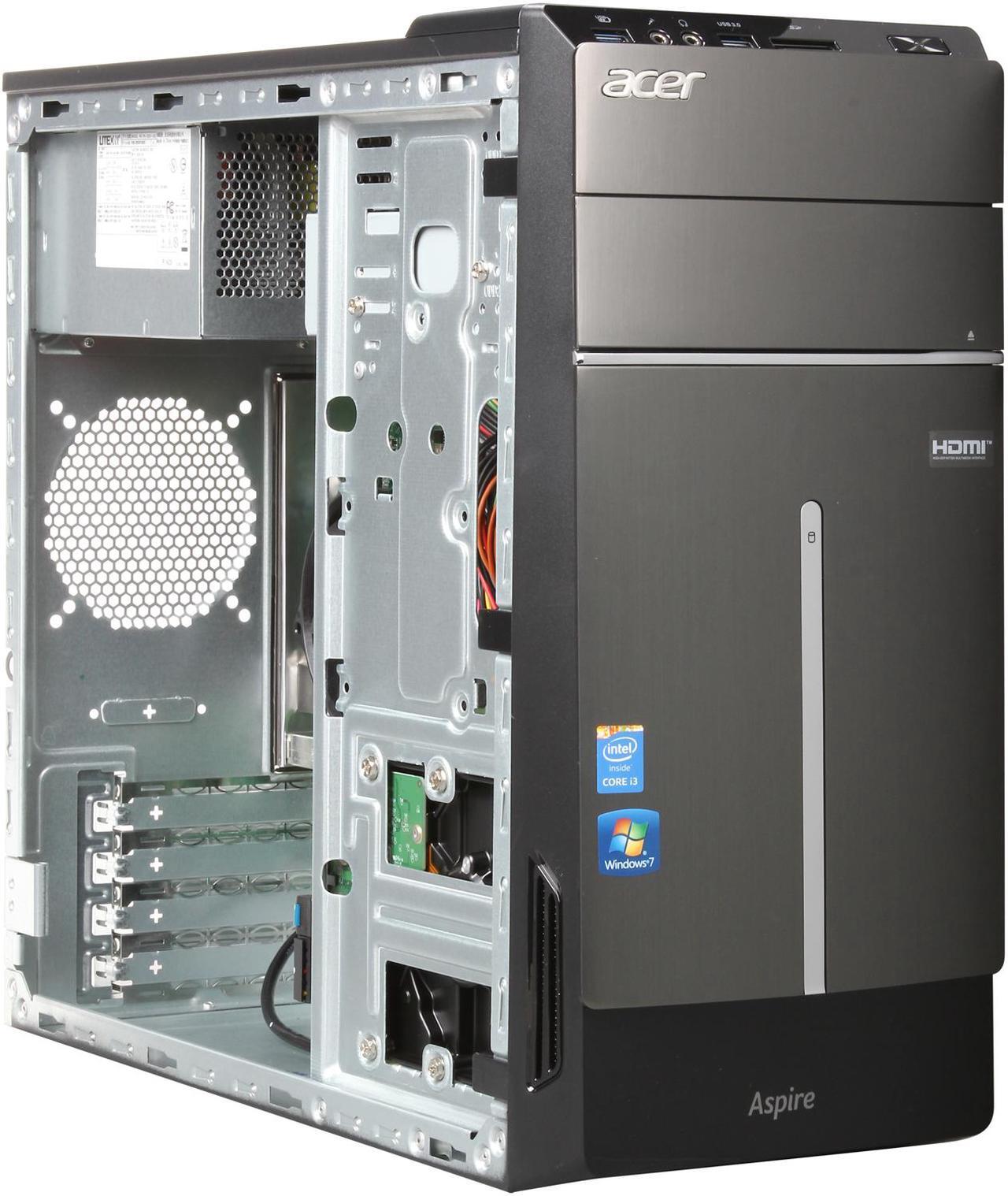 Alt view image 7 of 9 - Acer Desktop PC ATC-605-UR2N Intel Core i3-4160 4GB DDR3 1TB HDD Intel HD Graphics 4600 Windows 7 Home Premium 64-Bit