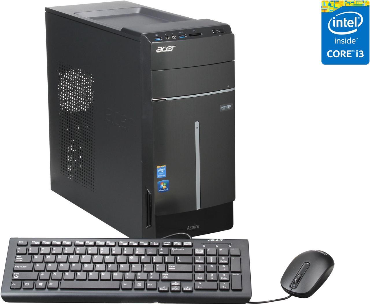 Main image of Acer Desktop PC ATC-605-UR2N Intel Core i3-4160 4GB DDR3 1TB HDD Intel HD Graphics 4600 Windows 7 Home Premium 64-Bit