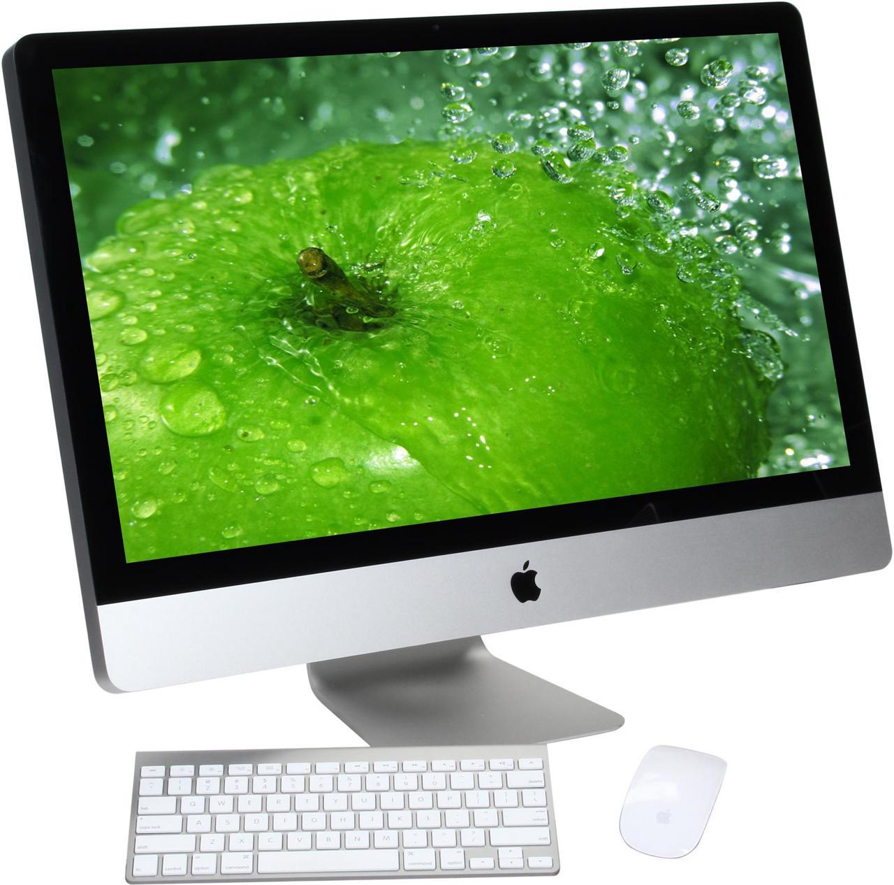 Apple Desktop PC iMac MC784LL/A-R Intel Core i7-870 4GB 1TB HDD 27" Mac OS X 10.6 Snow Leopard