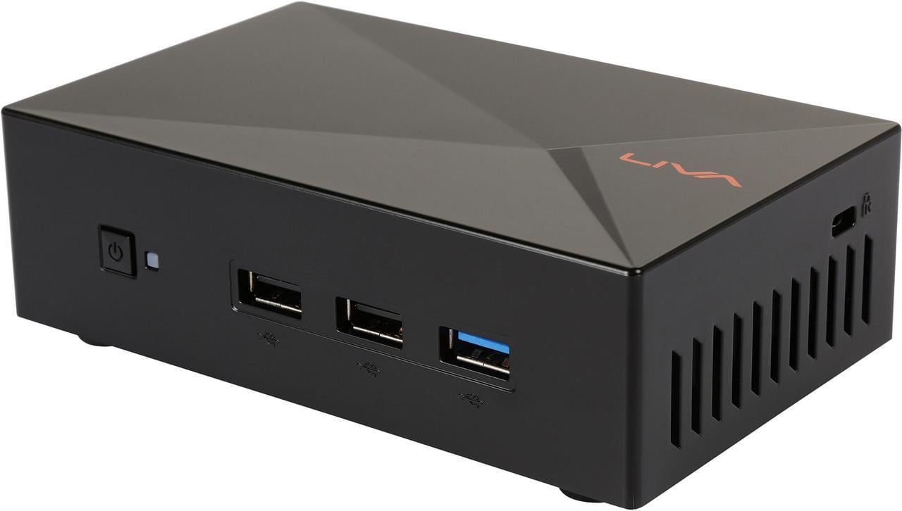 ECS LIVA X Mini PC Intel Bay Trail N2808 SOC 2GB DDR3L 32GB Storage mSATA SSD Expansion Fanless Windows 10