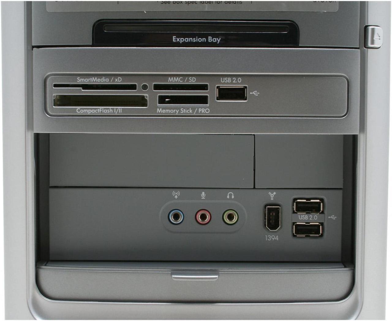 Alt view image 5 of 16 - HP Desktop PC Pavilion a1310n (EL448AA) 3700+ 1GB DDR 200GB HDD ATI Radeon Integrated Graphics Windows XP Media Center