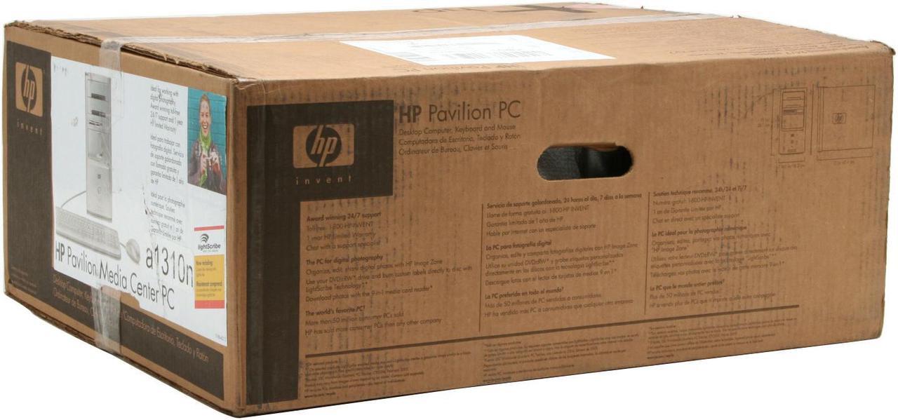 Alt view image 16 of 16 - HP Desktop PC Pavilion a1310n (EL448AA) 3700+ 1GB DDR 200GB HDD ATI Radeon Integrated Graphics Windows XP Media Center