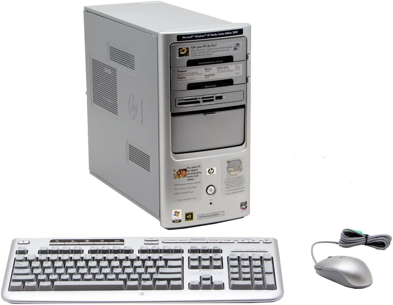 Main image of HP Desktop PC Pavilion a1610n(RC652AA) 4200+ 1GB DDR2 250GB HDD NVIDIA GeForce 6150 LE Windows XP Media Center