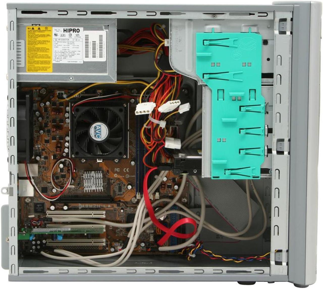 Alt view image 6 of 10 - HP Desktop PC Pavilion a1610n(RC652AA) 4200+ 1GB DDR2 250GB HDD NVIDIA GeForce 6150 LE Windows XP Media Center