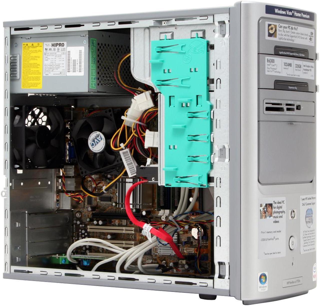 Alt view image 9 of 14 - HP Desktop PC Pavilion a1720n(RT641AA) Intel Core 2 Duo E6300 1GB DDR2 320GB HDD Intel GMA 950 Windows Vista Home Premium